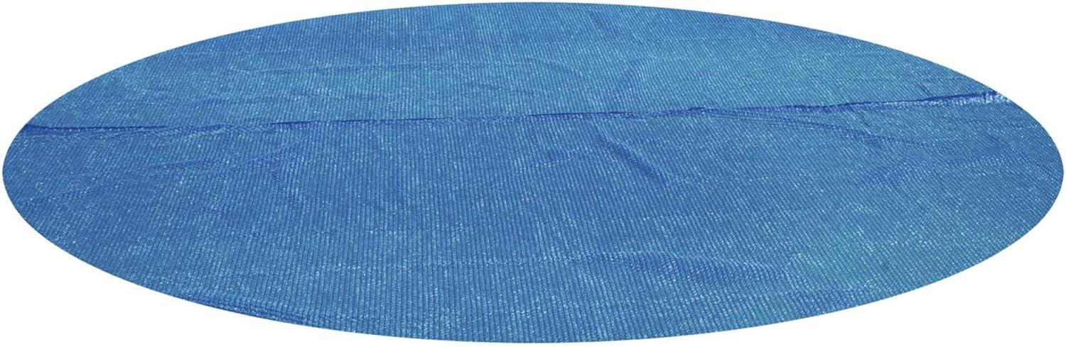 Bestway Flowclear 15 Feet Round Above Ground Solar Pool Cover Only for Pool Water Maintenance of Swimming Pools 16 Feet in Diameter, Blue