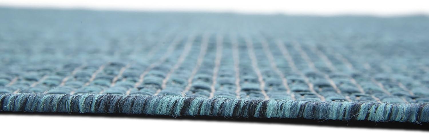 Unique Loom Outdoor Solid Solid Woven Area Rug