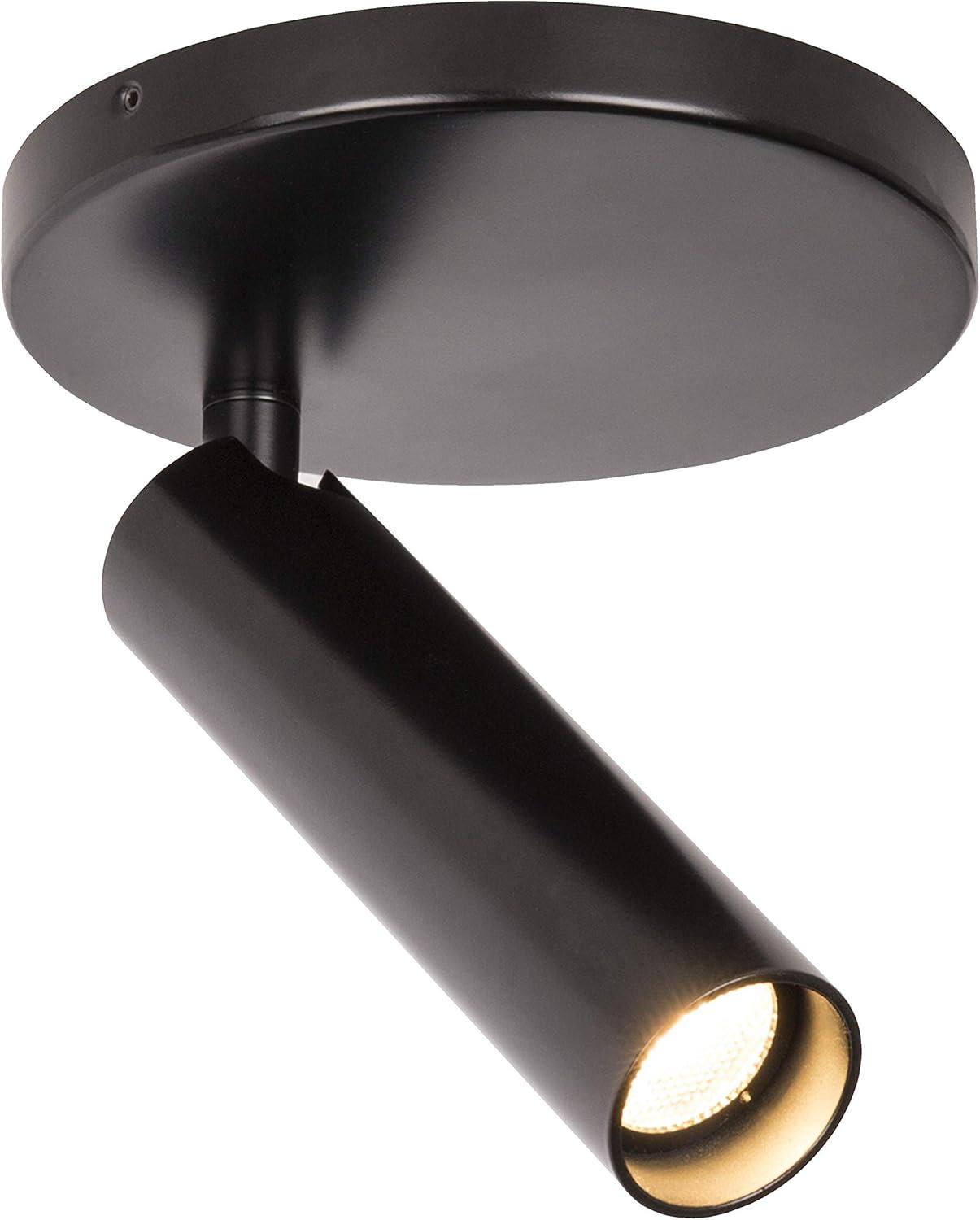 VidaLite Karpo Pinhole LED Spotlight Black: Matte Finish, Integrated LED, UL Listed, Adjustable Head Tilt