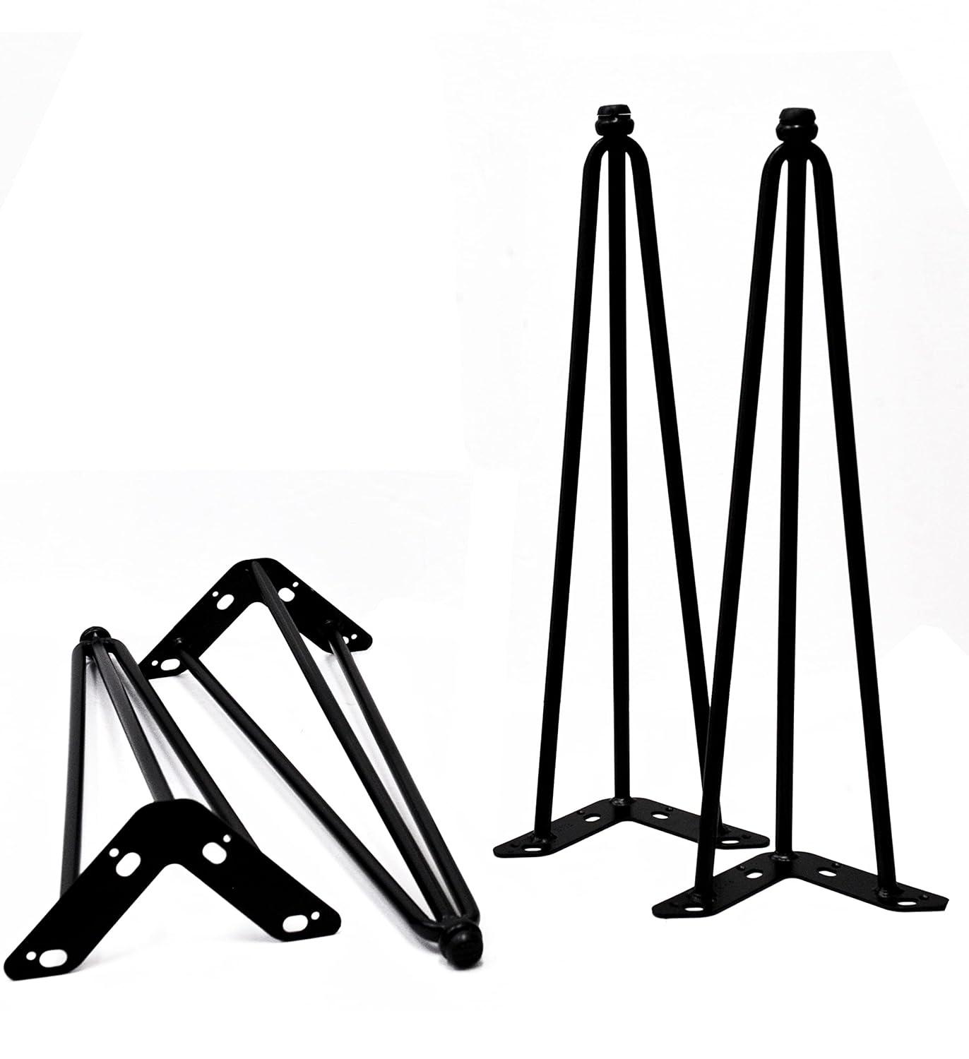 Home Soft Things 4 Piece Hairpin Metal Table Legs Furniture Legs Tripod 18" (4 pc)