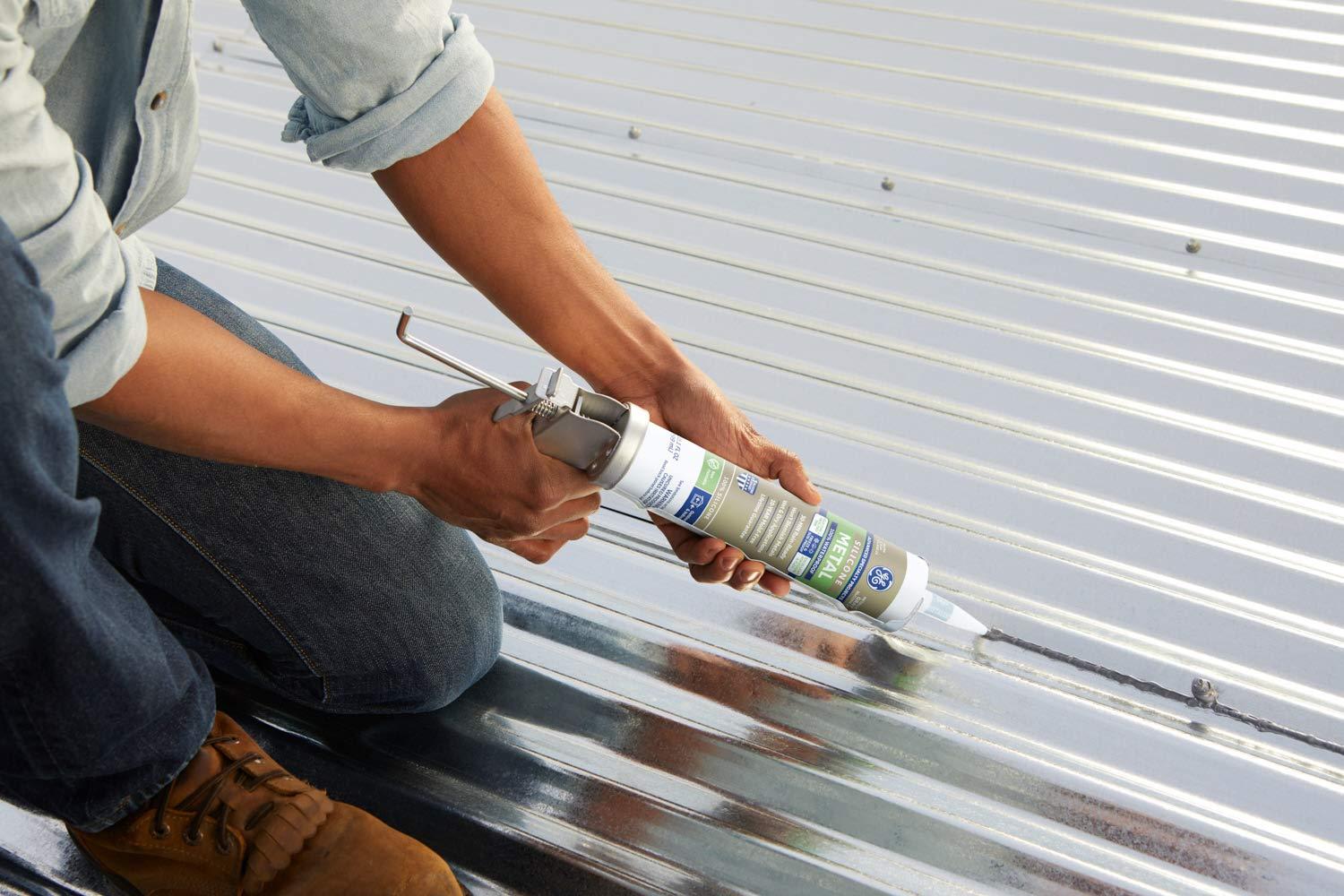 Ge Sealant,10.1 oz.,Alum and Metal 2816710