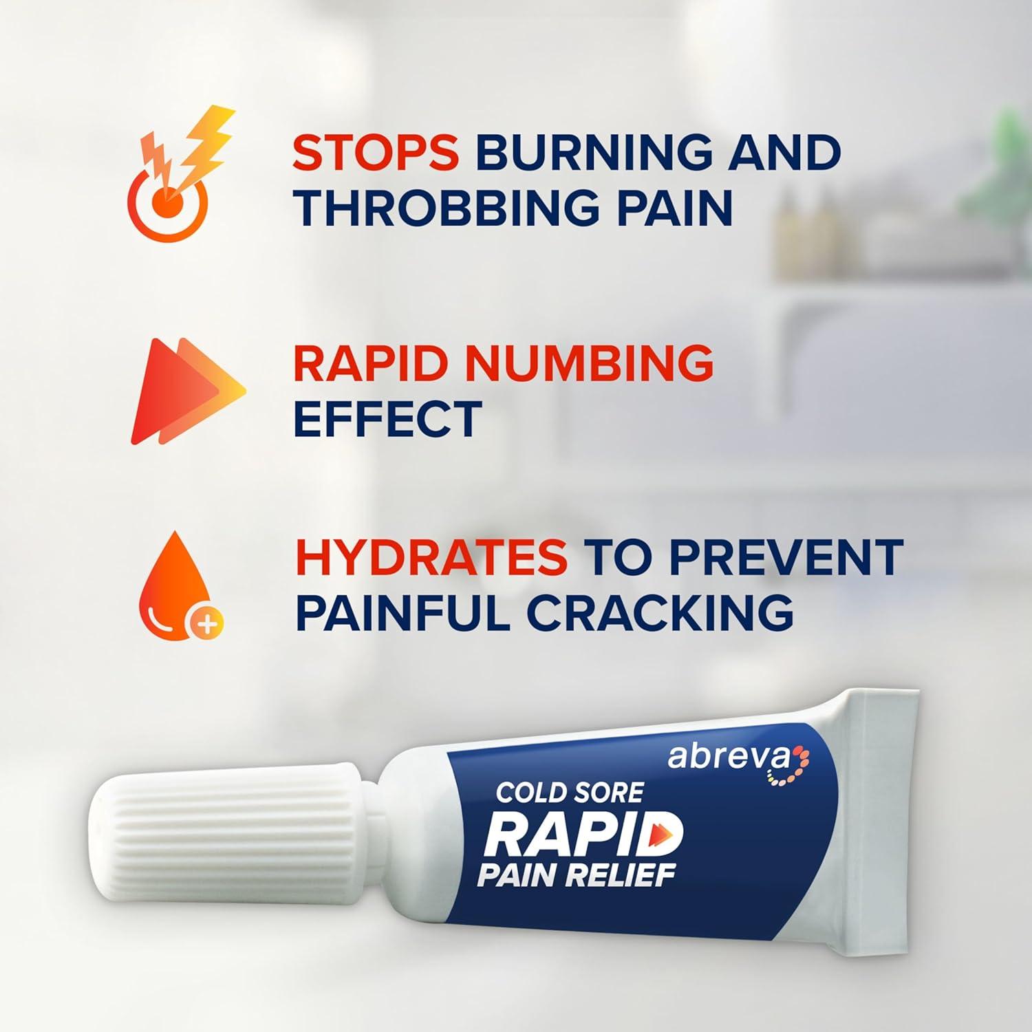 Abreva Cold Sore Rapid Relief Treatment - 0.423oz