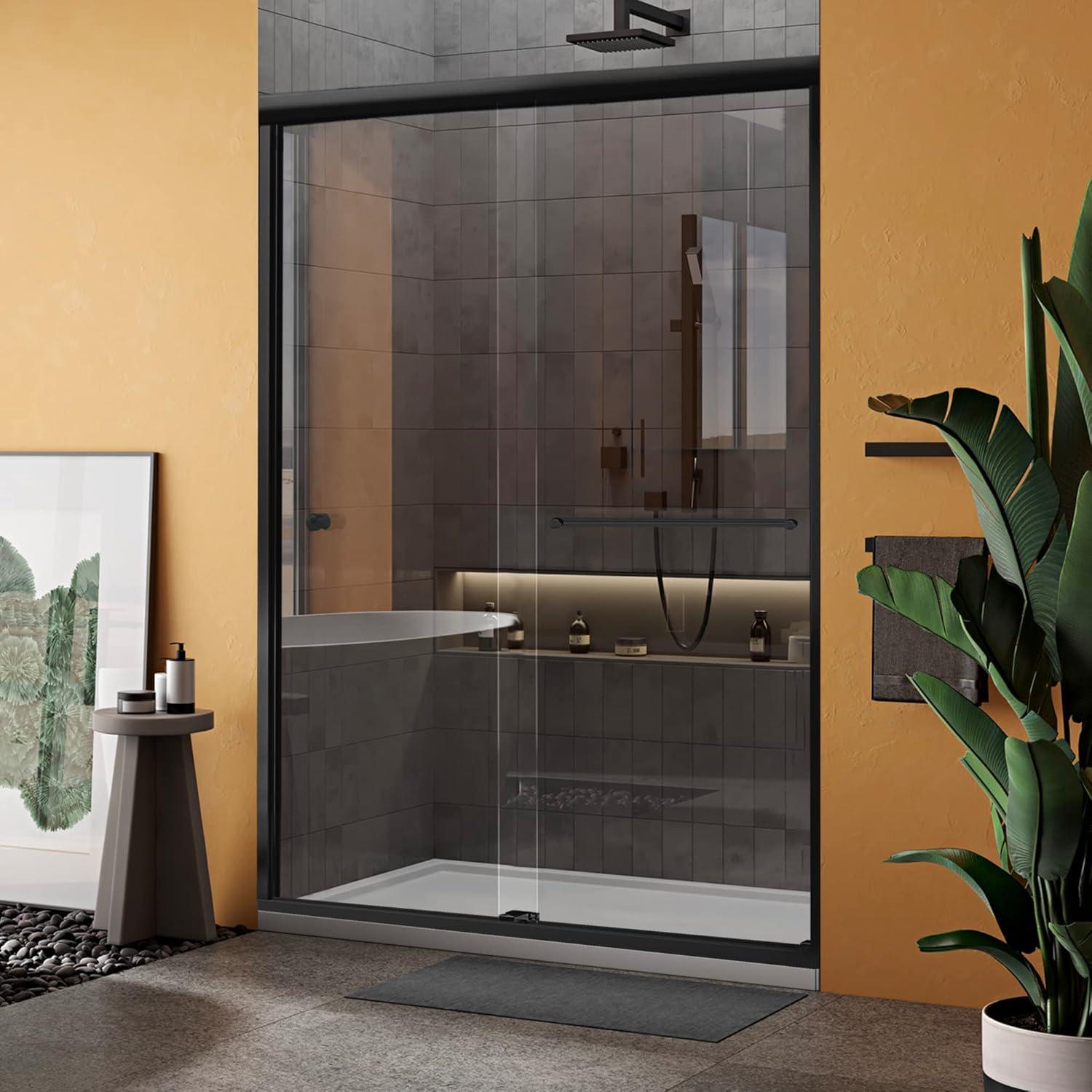 44"-48" W x 70" H Frameless Shower Door with Clean Coat Technology