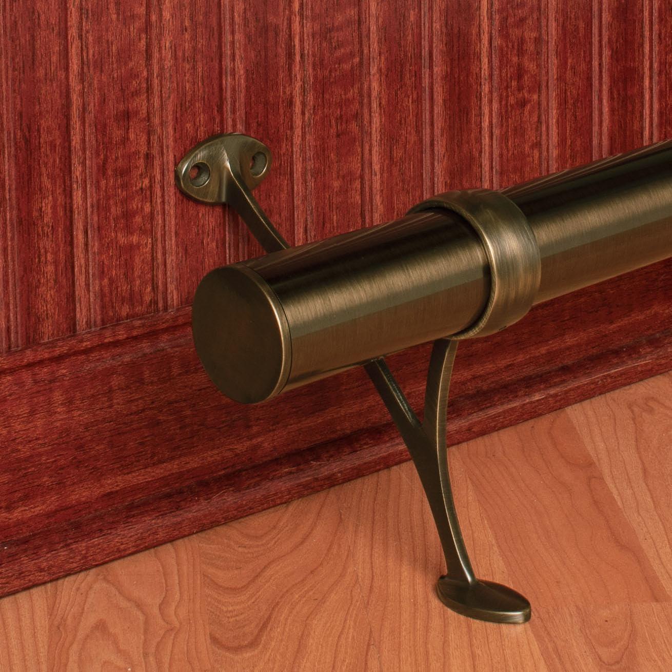 Outwater 4ft Bar Foot Rail Kit Complete Undercounter Mount Hardware and Tubing