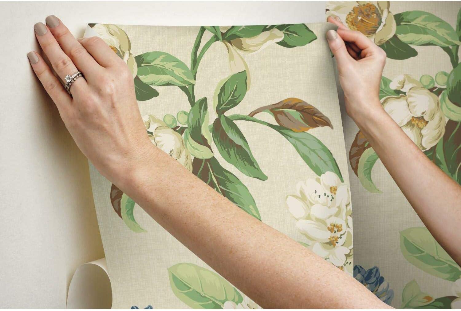 Waverly Peel & Stick Floral Roll