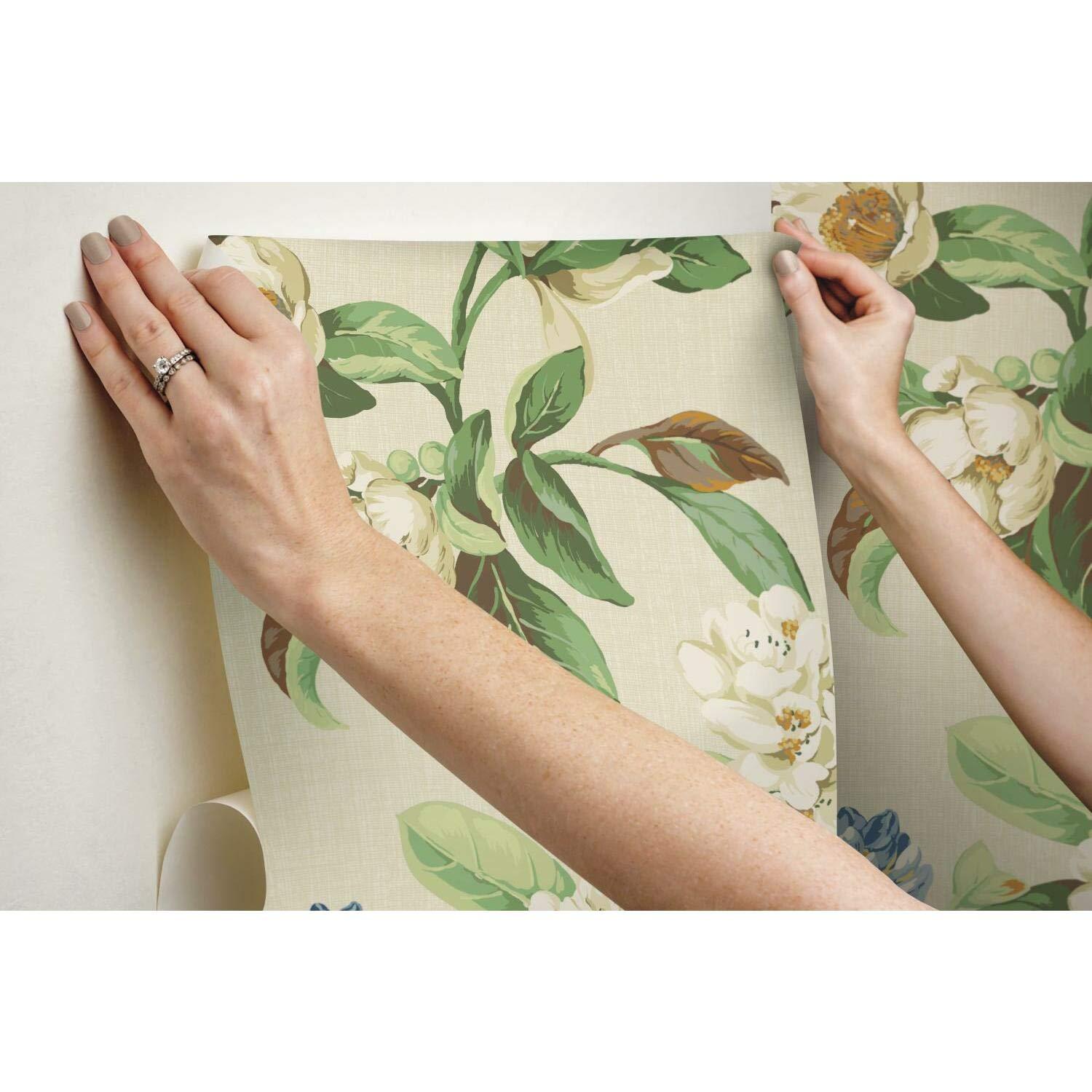 Waverly Peel & Stick Floral Roll
