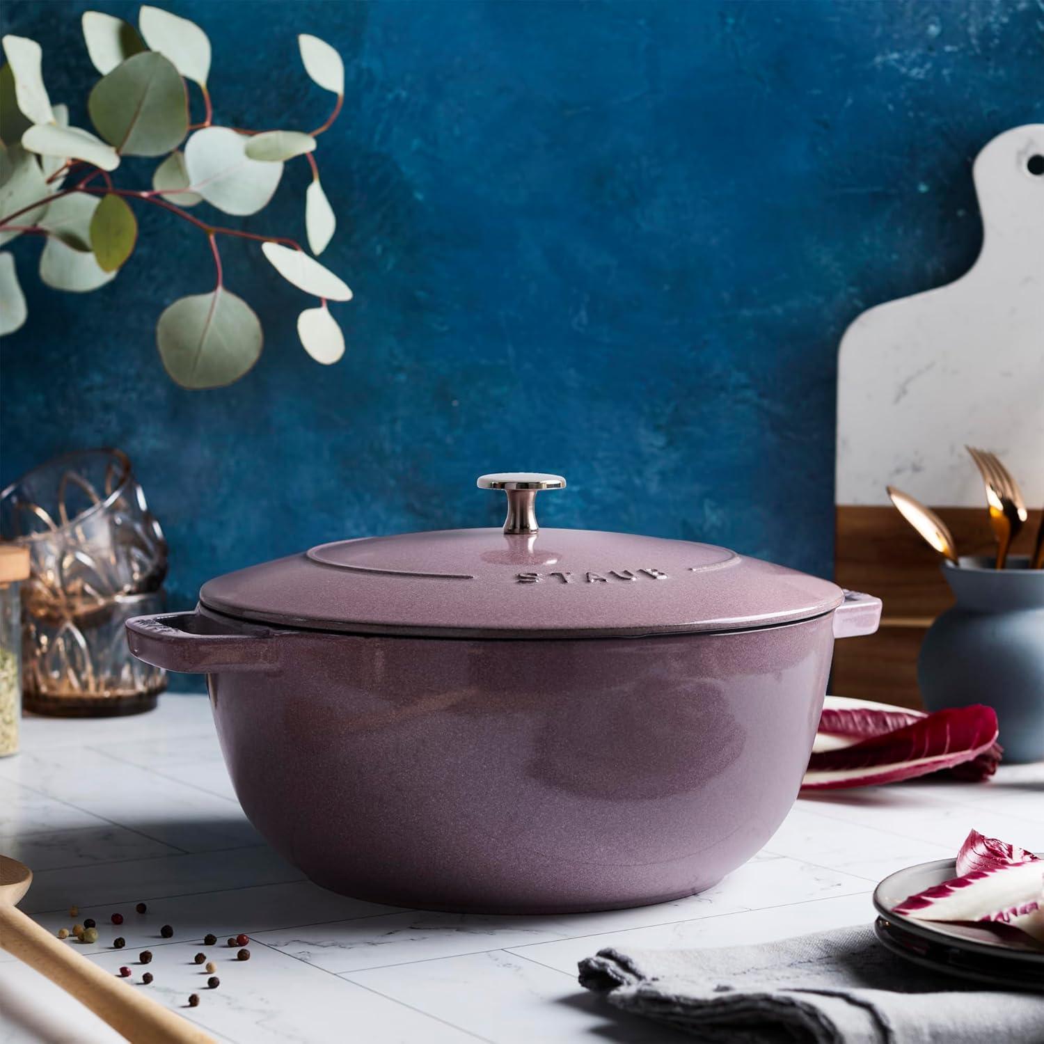 Staub ® Lilac Cast Iron 5-Qt. Essential French Oven