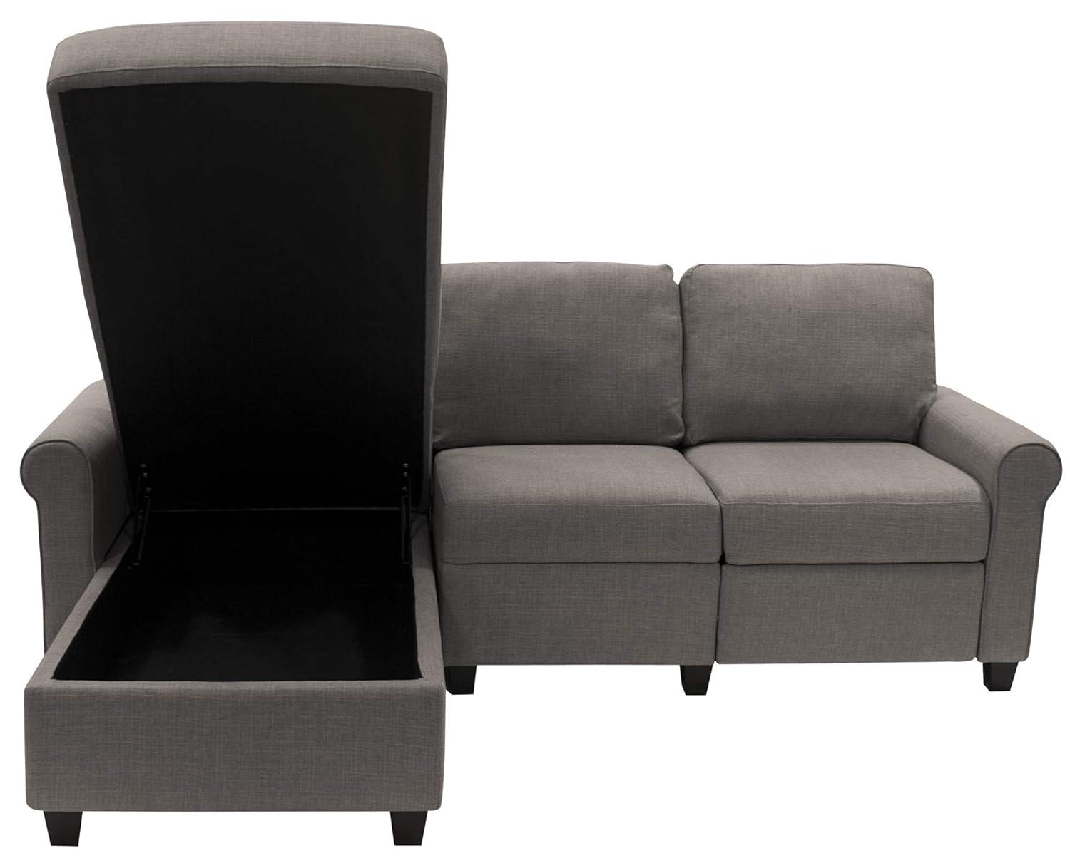 Serta Palisades Reclining Sectional Sofa with Storage Chaise