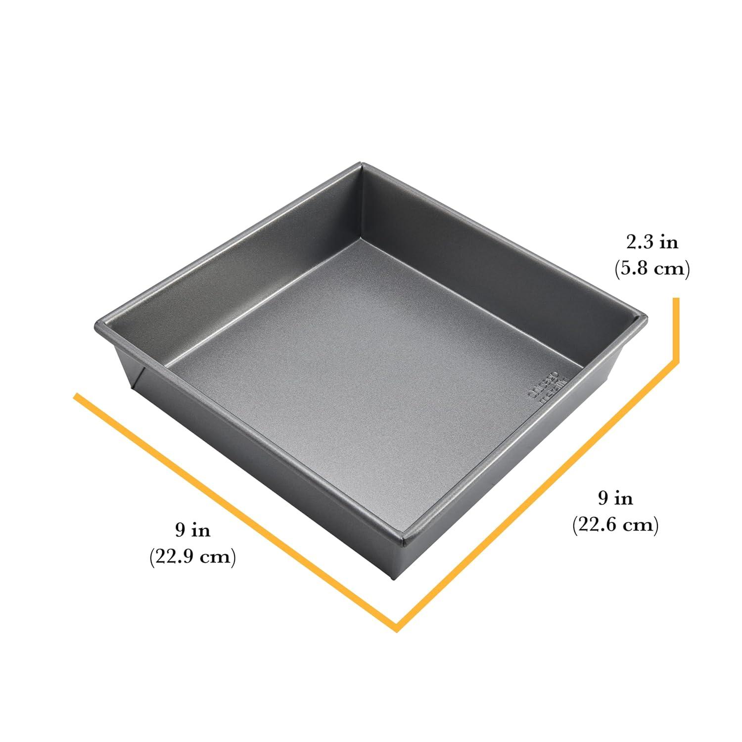 Chicago Metallic Commercial II Non-Stick 9-Inch Square Cake Pan