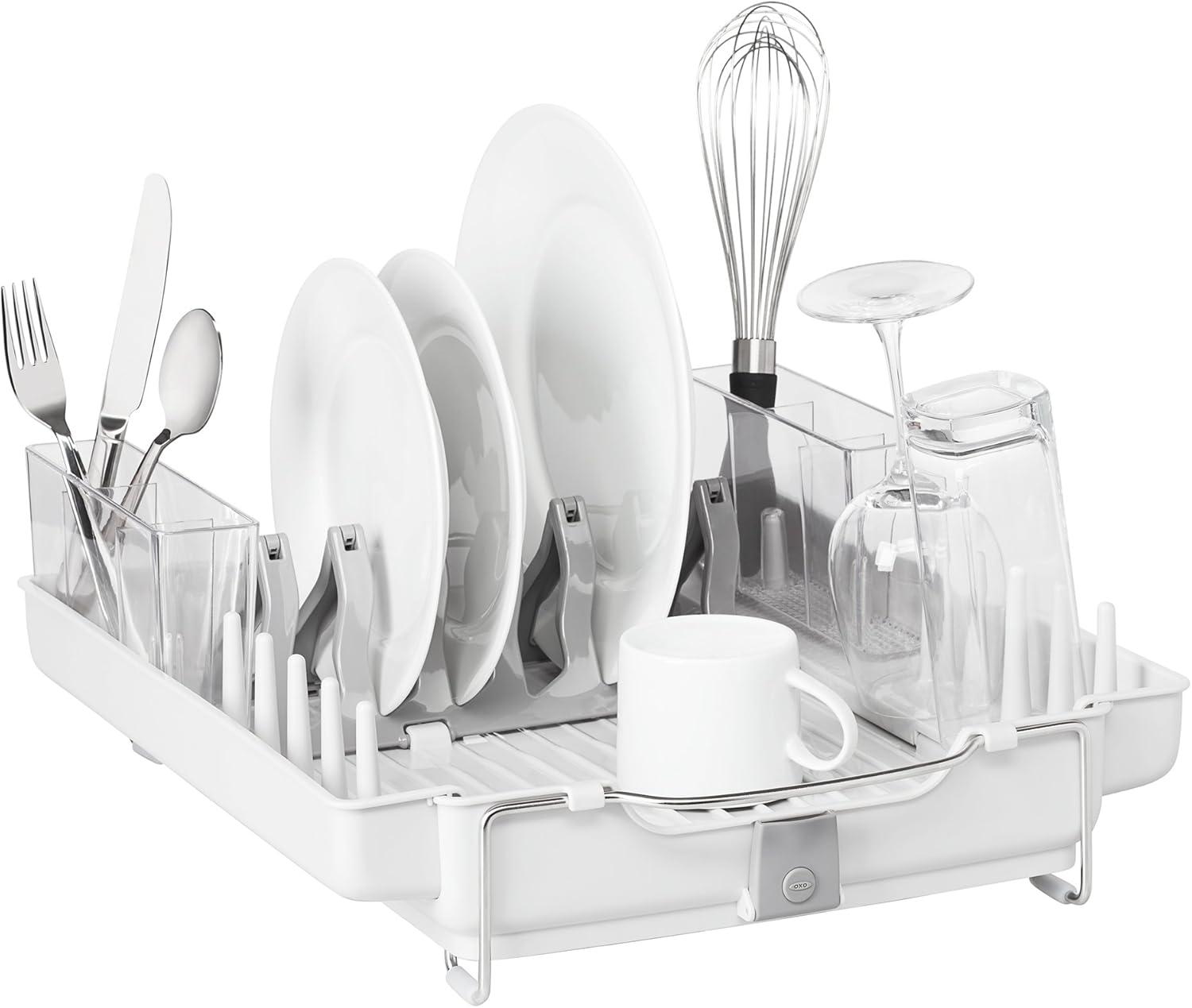 OXO OXO Stainless Steel Countertop Dish Rack