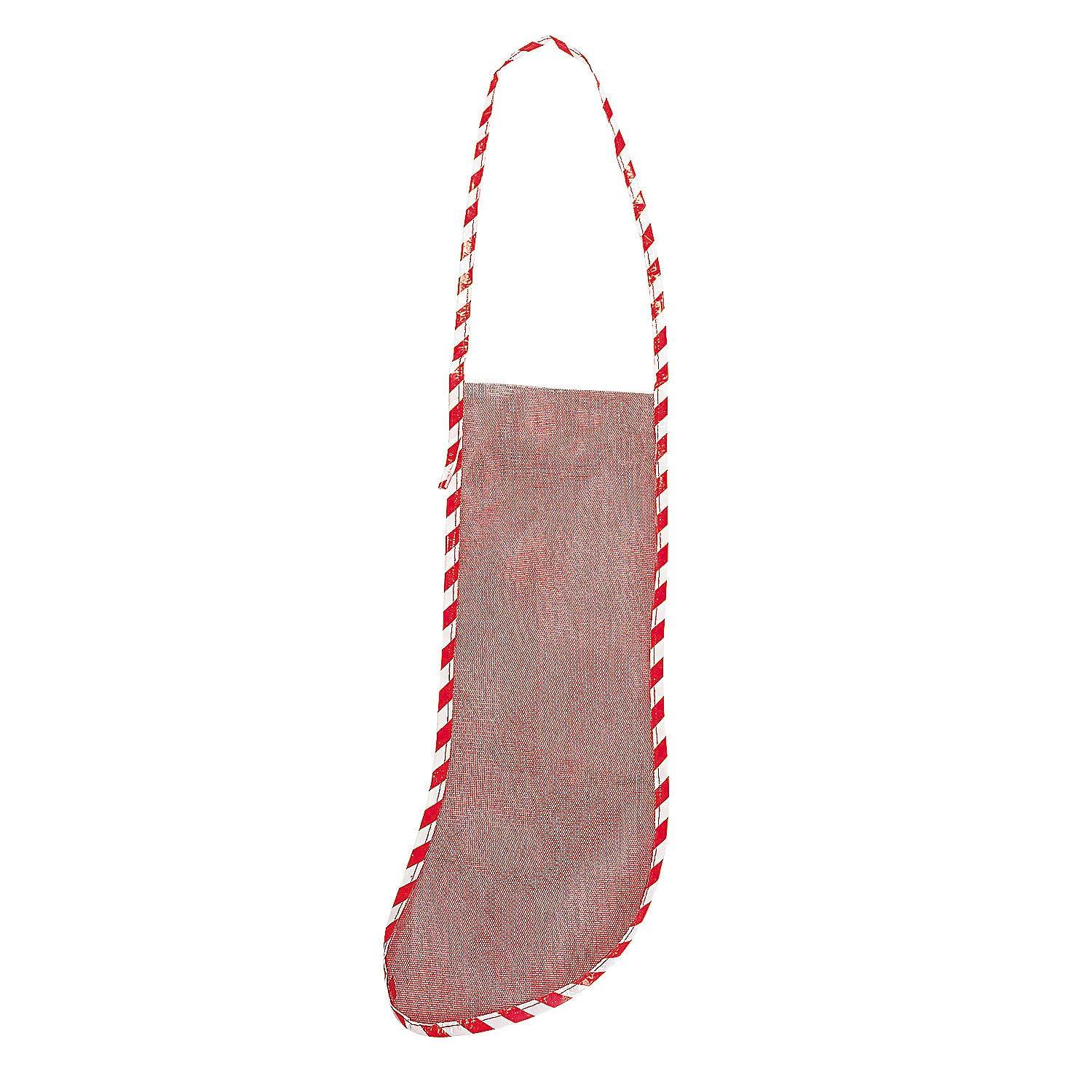 18" Mesh Holiday Stockings (10Pc) - Home Decor - 10 Pieces