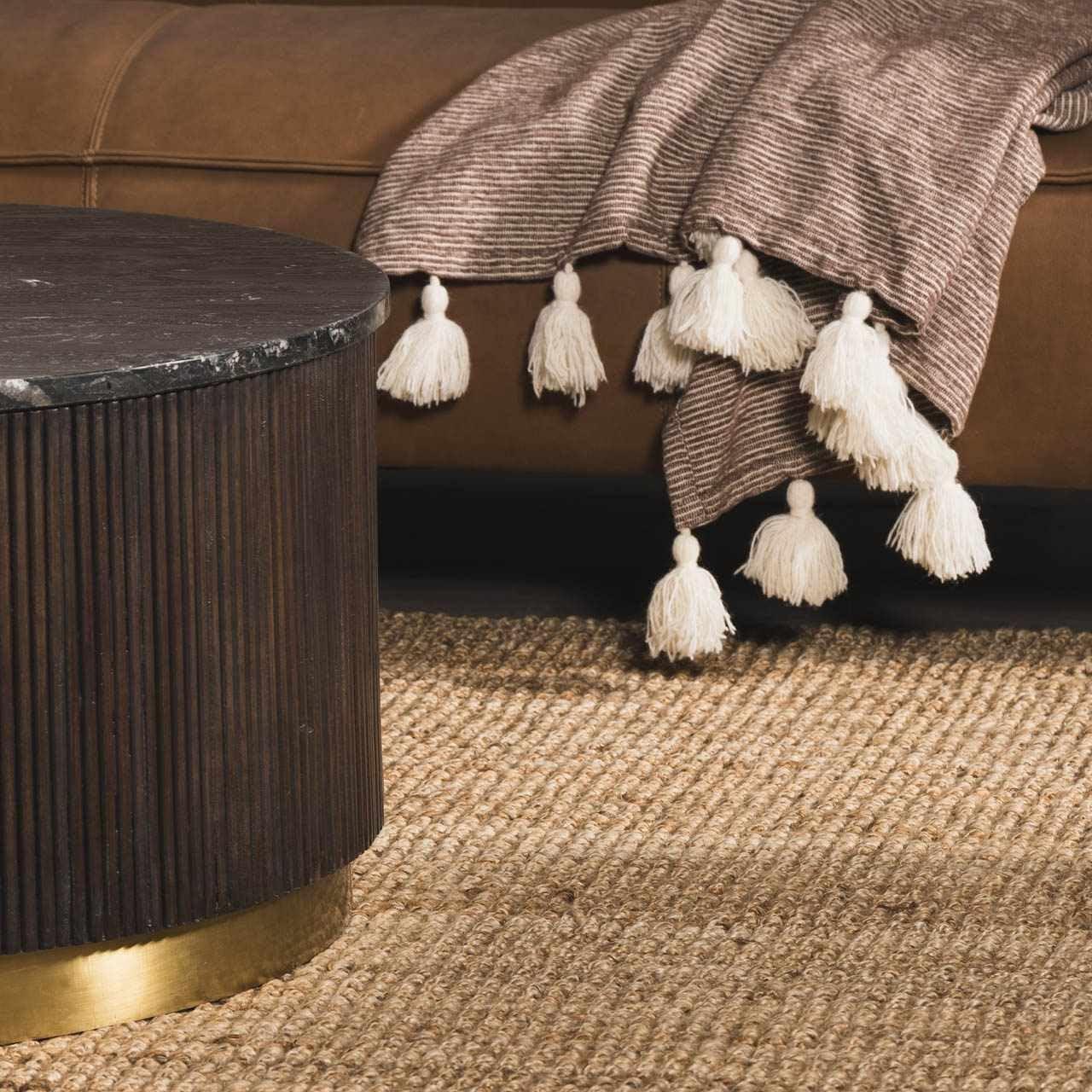 Hauteloom Moncton Handmade Jute/Sisal Beige Area Rug
