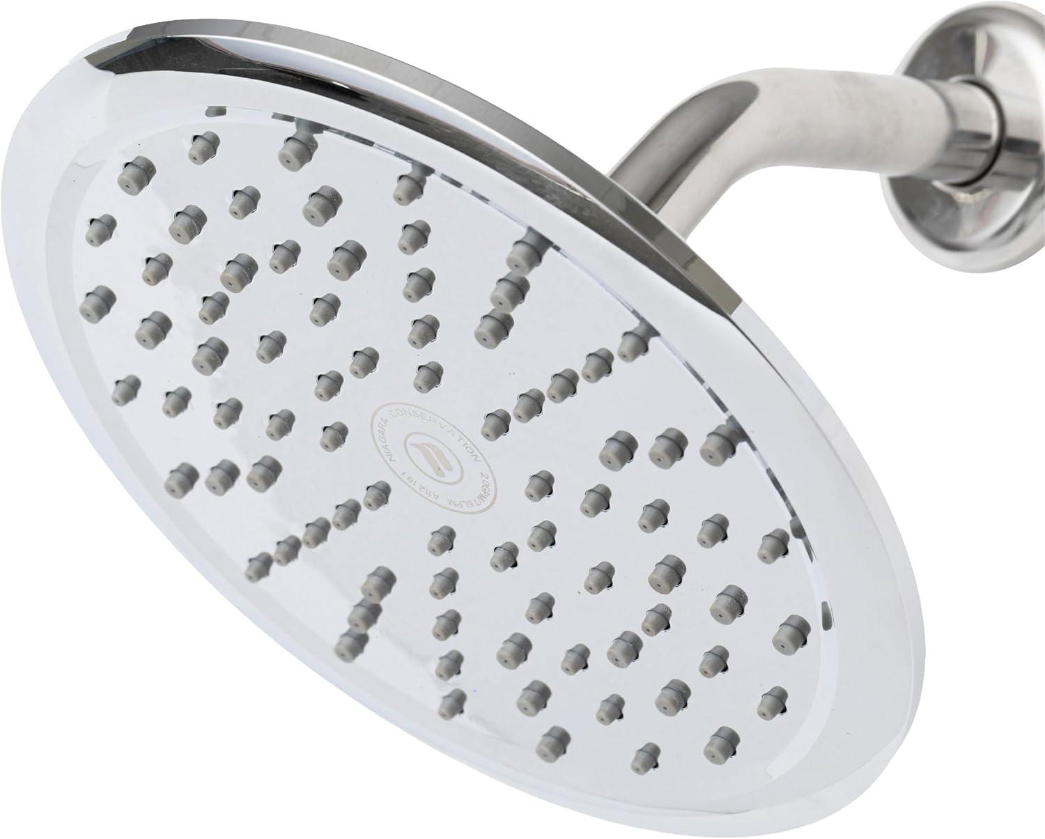 Niagara Chrome 8-Inch Adjustable Rainfall Shower Head