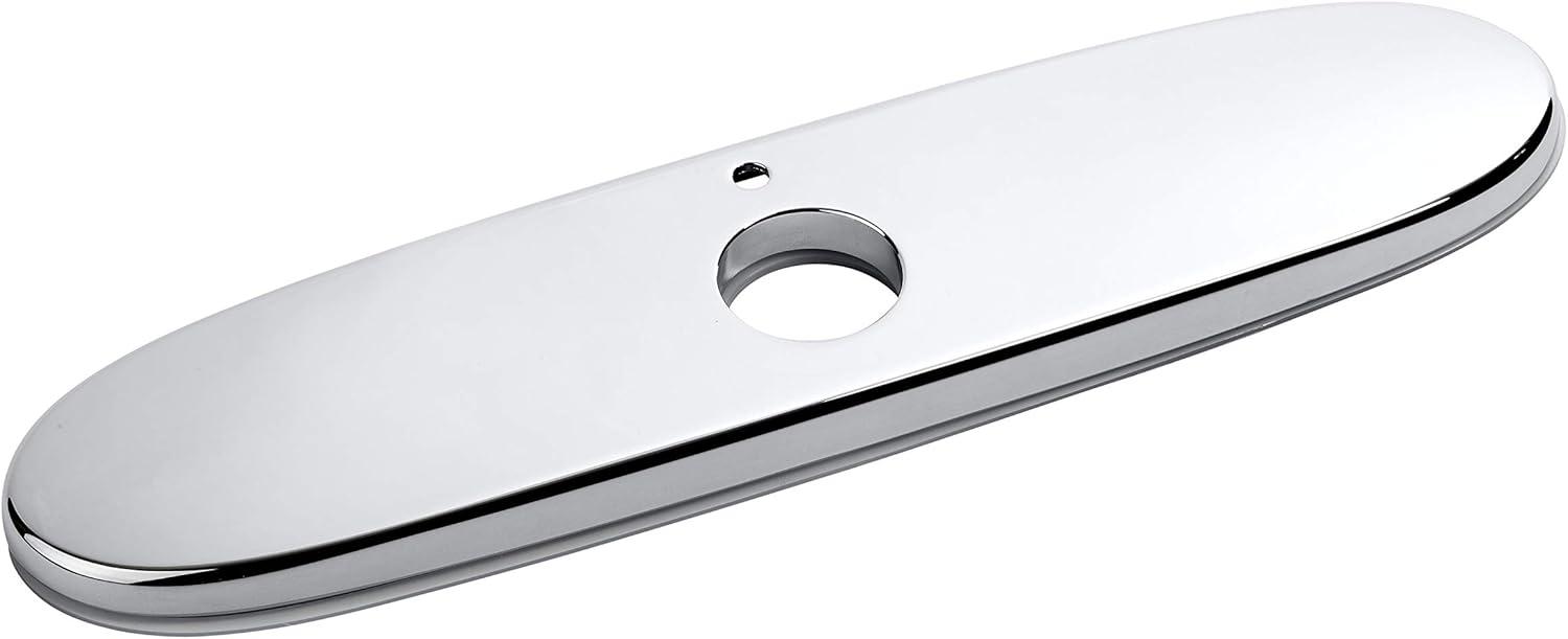 Polished Chrome 8" Deck Plate for Selectronic Faucets