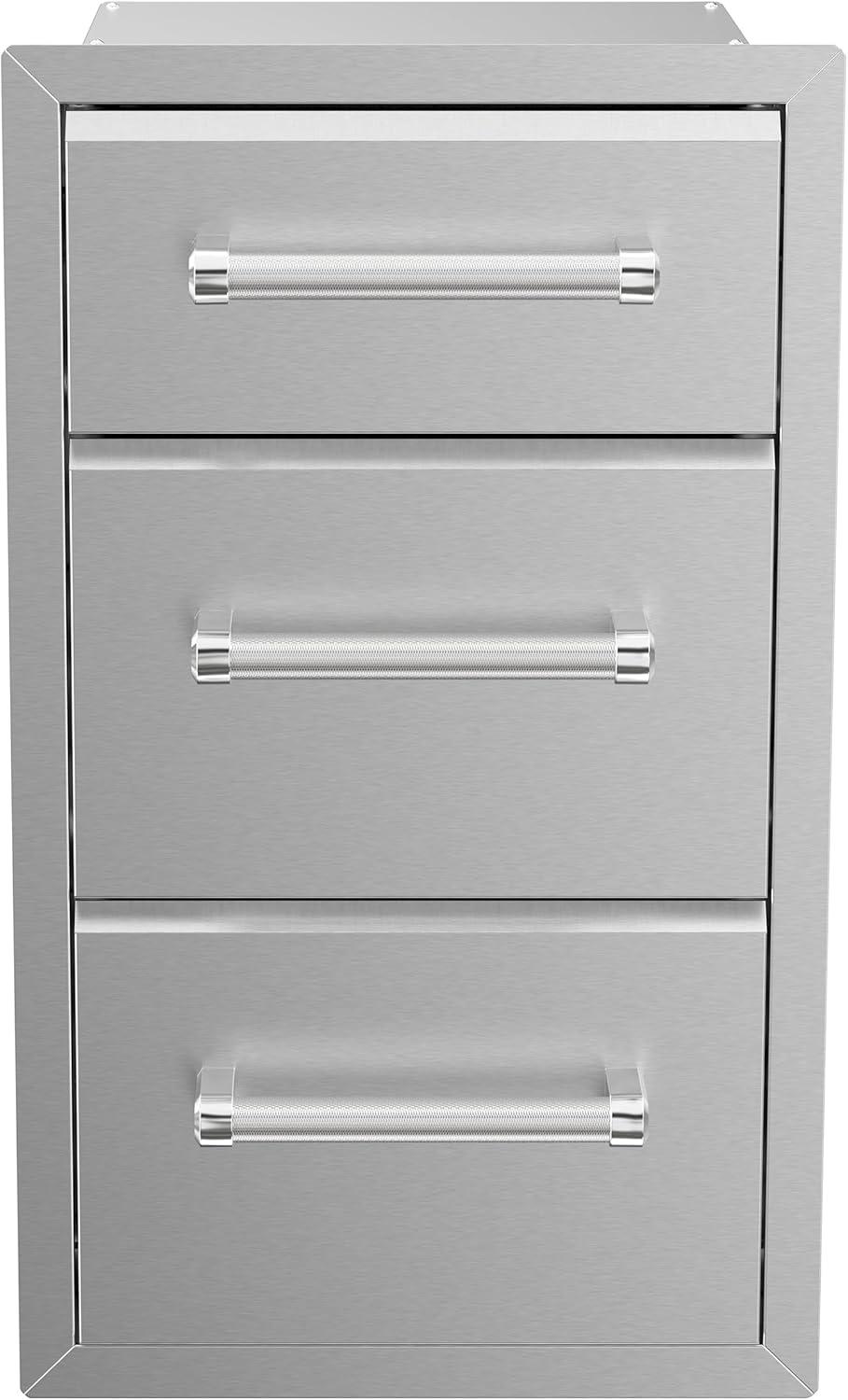 17.8'' Stainless Steel 1 Grade 304 Stainless Steel Drawers