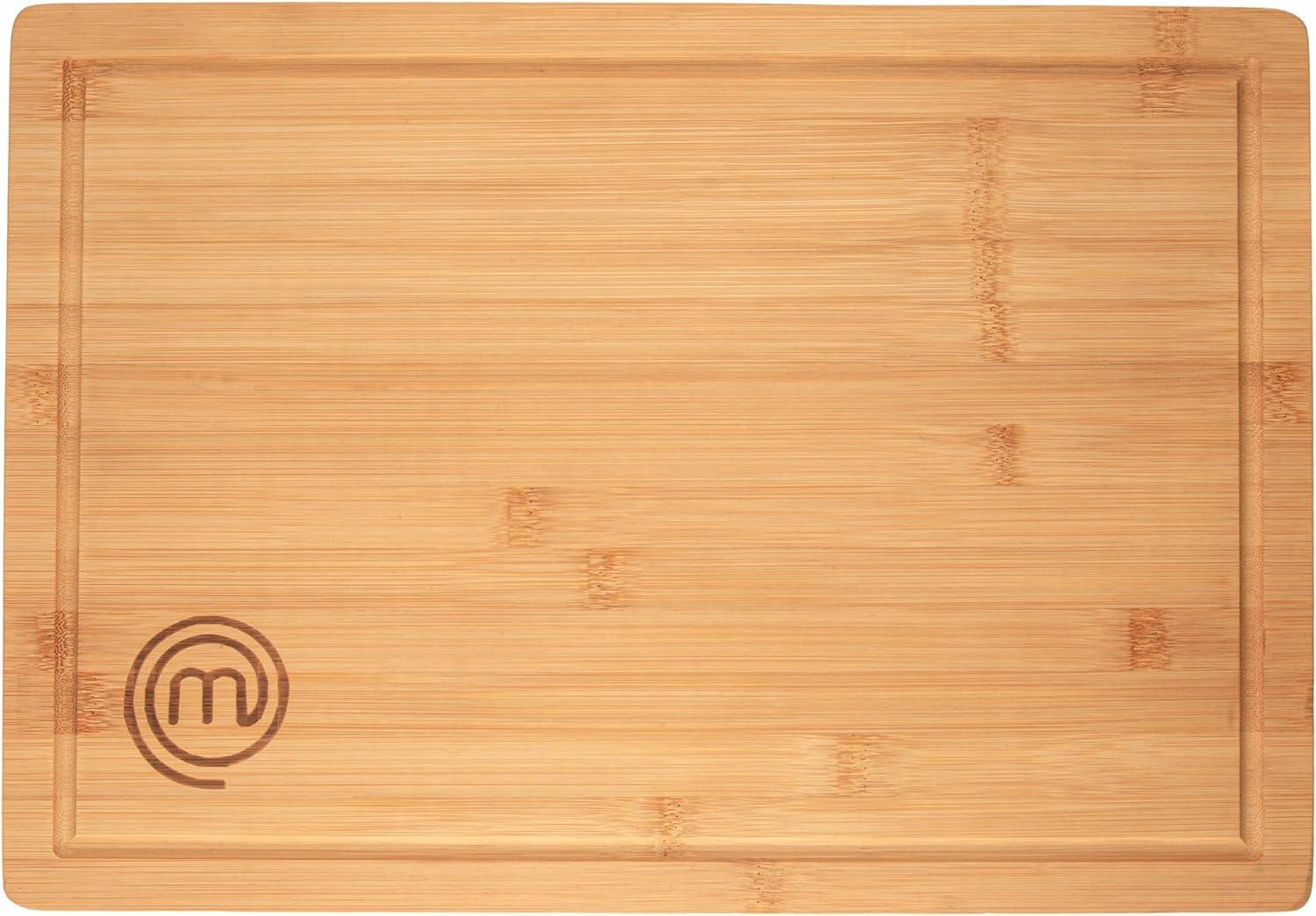 MasterChef® Extra-Large Bamboo Cutting Board in Beige