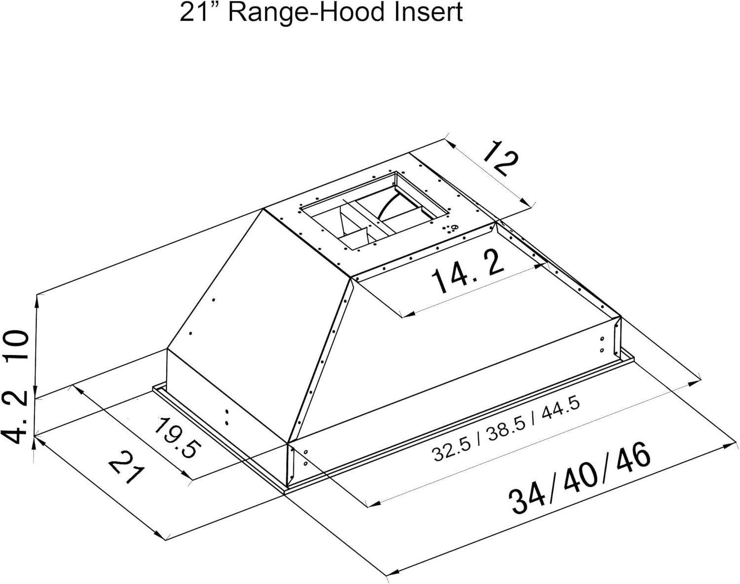 46" ZLINE 700 CFM Ducted Under Cabinet Range Hood in Brushed Stainless Steel