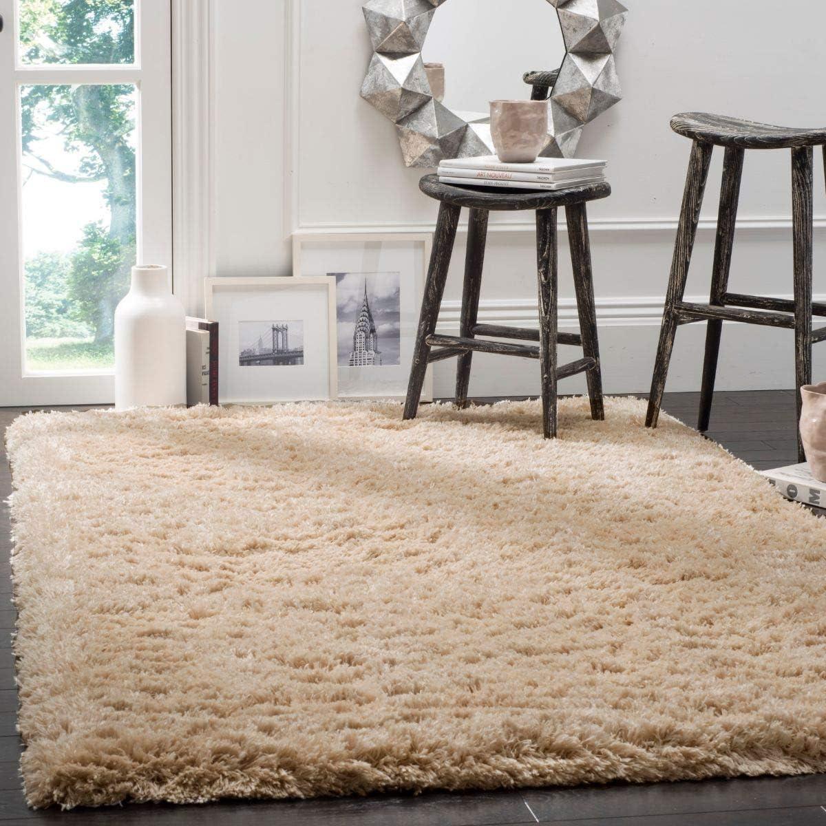 Polar Shag PSG800 Power Loomed Area Rug  - Safavieh