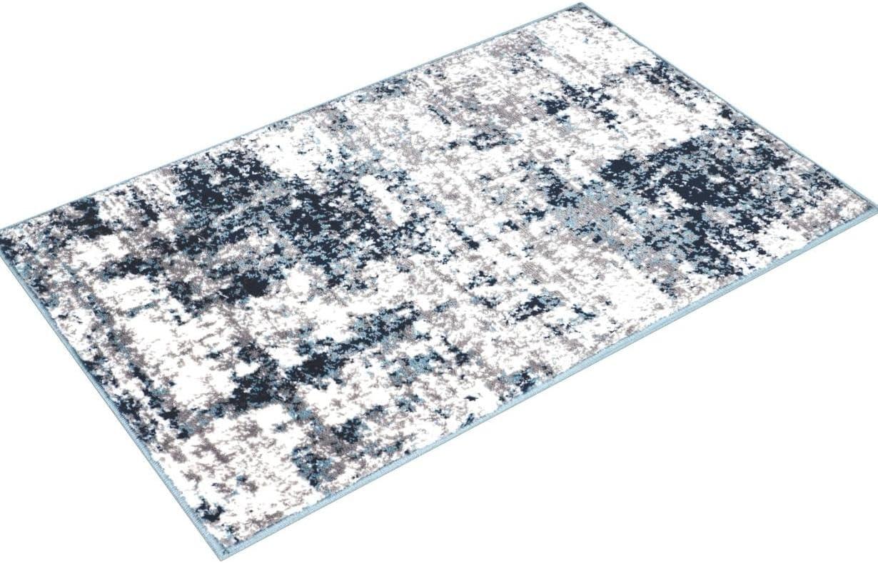 World Rug Gallery Distressed Abstract Area Rug