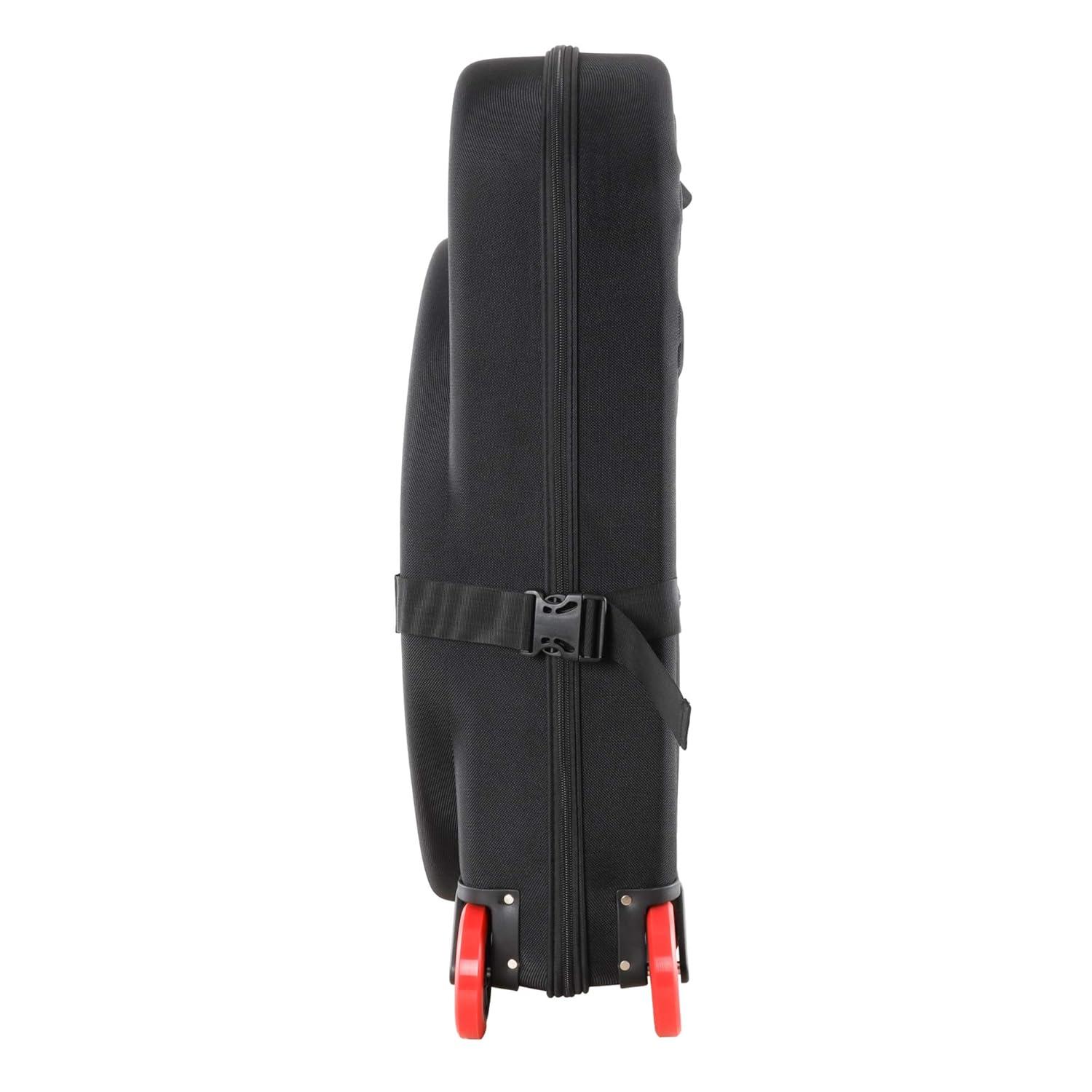 CyclingDeal Bike Travel Case | Lightweight & Durable Bike Case for Flying w/EVA Material | TSA Lock & Wheels for Easy Transportation | Bicycle Travel Bag for Flights | Up to 700c Road or 29" MTBs