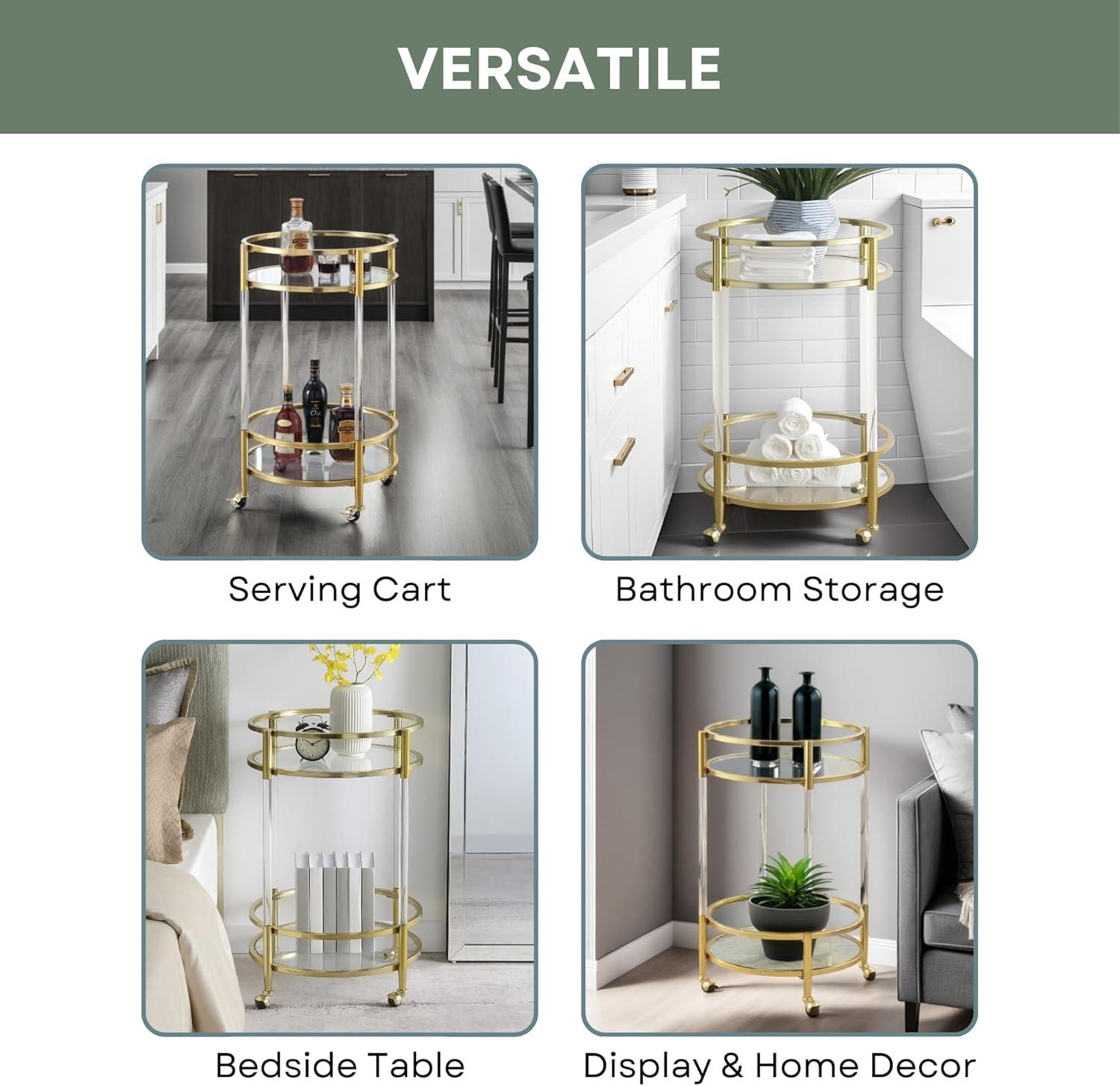 Drevy Small Designs2Go Monitor Riser for TVs up to 26 Inches, Black