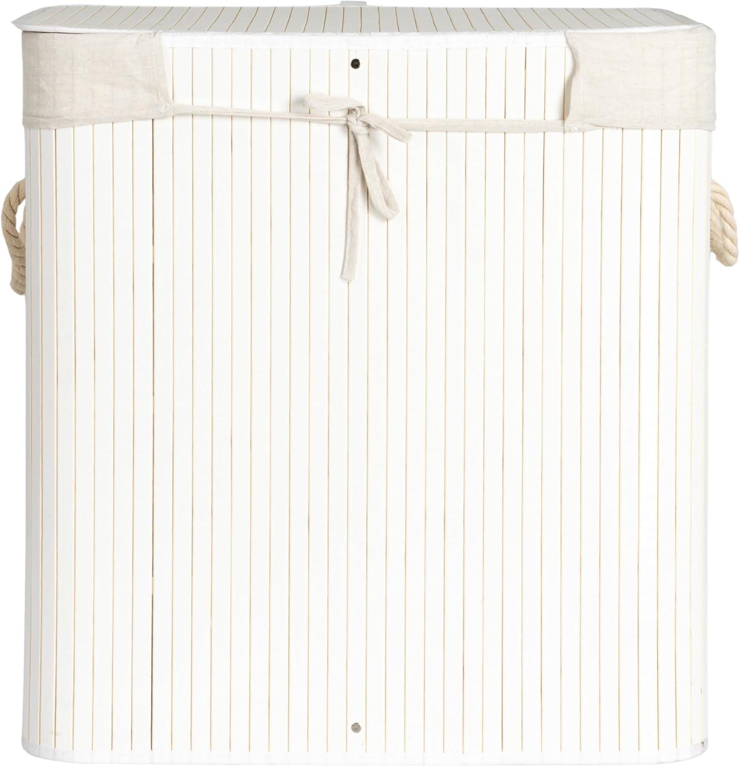 Household Essentials Grove Bamboo Laundry Hamper with Handles