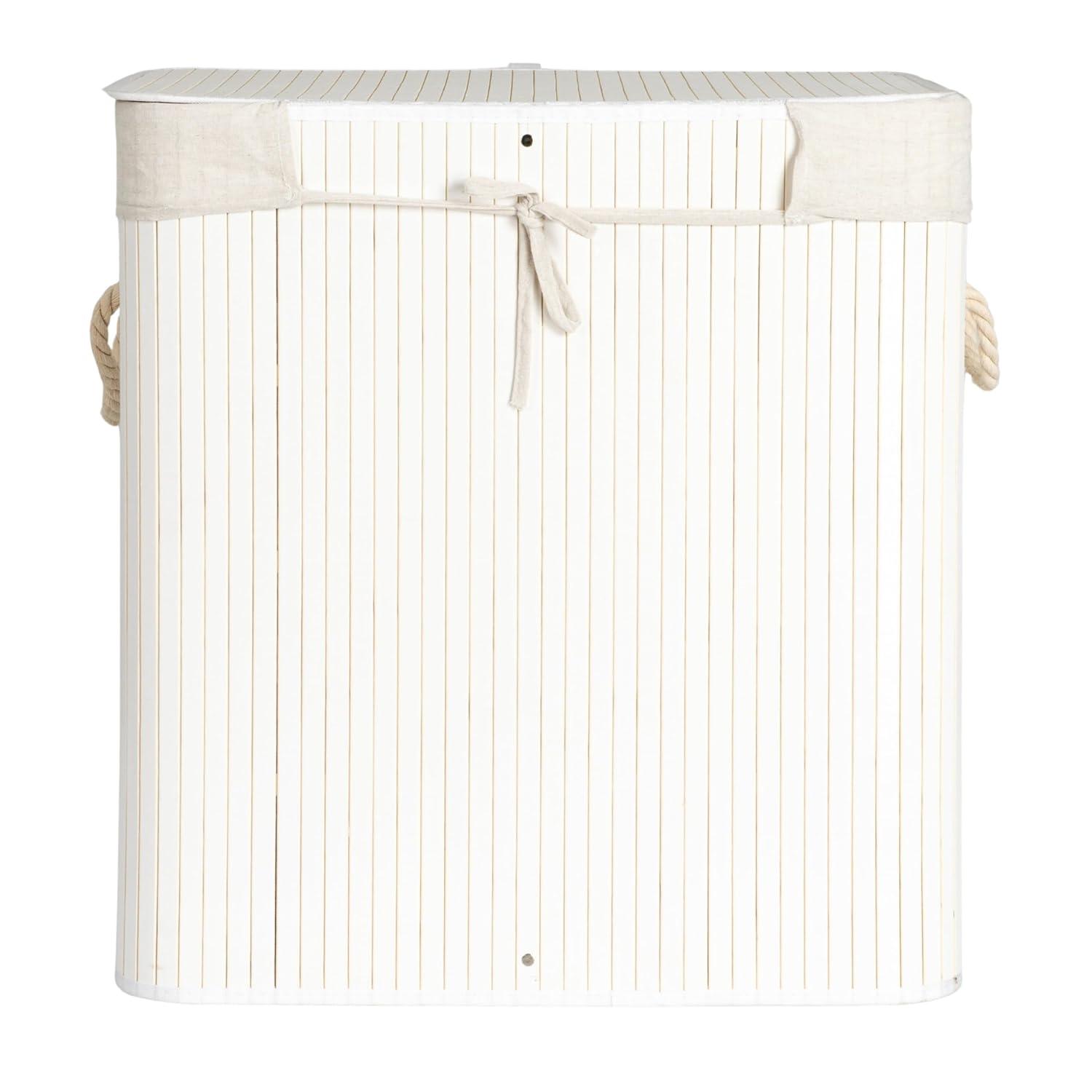Household Essentials Grove Bamboo Laundry Hamper with Handles