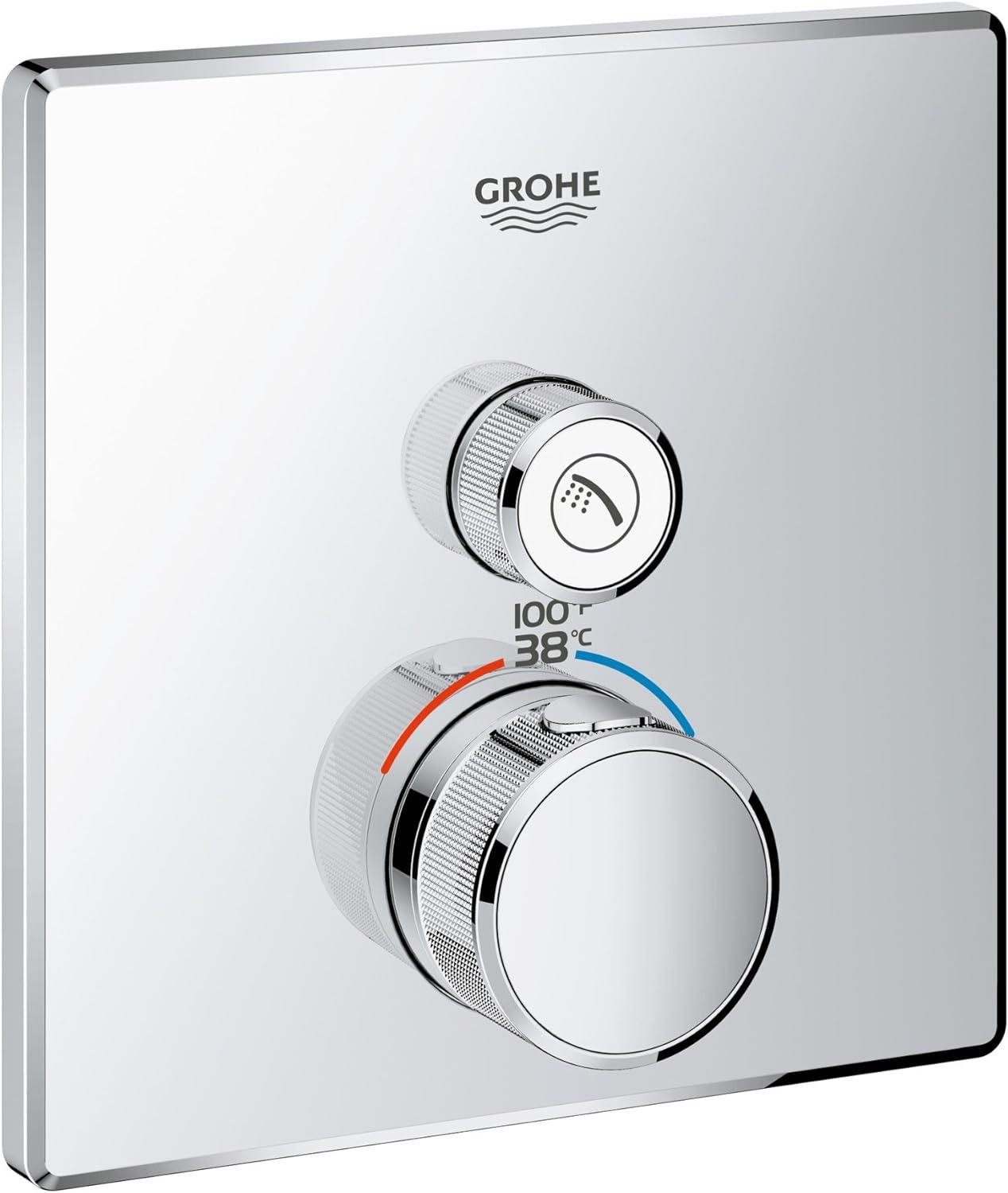 Grohtherm® SmartControl Single Function Thermostatic Trim with Control Module