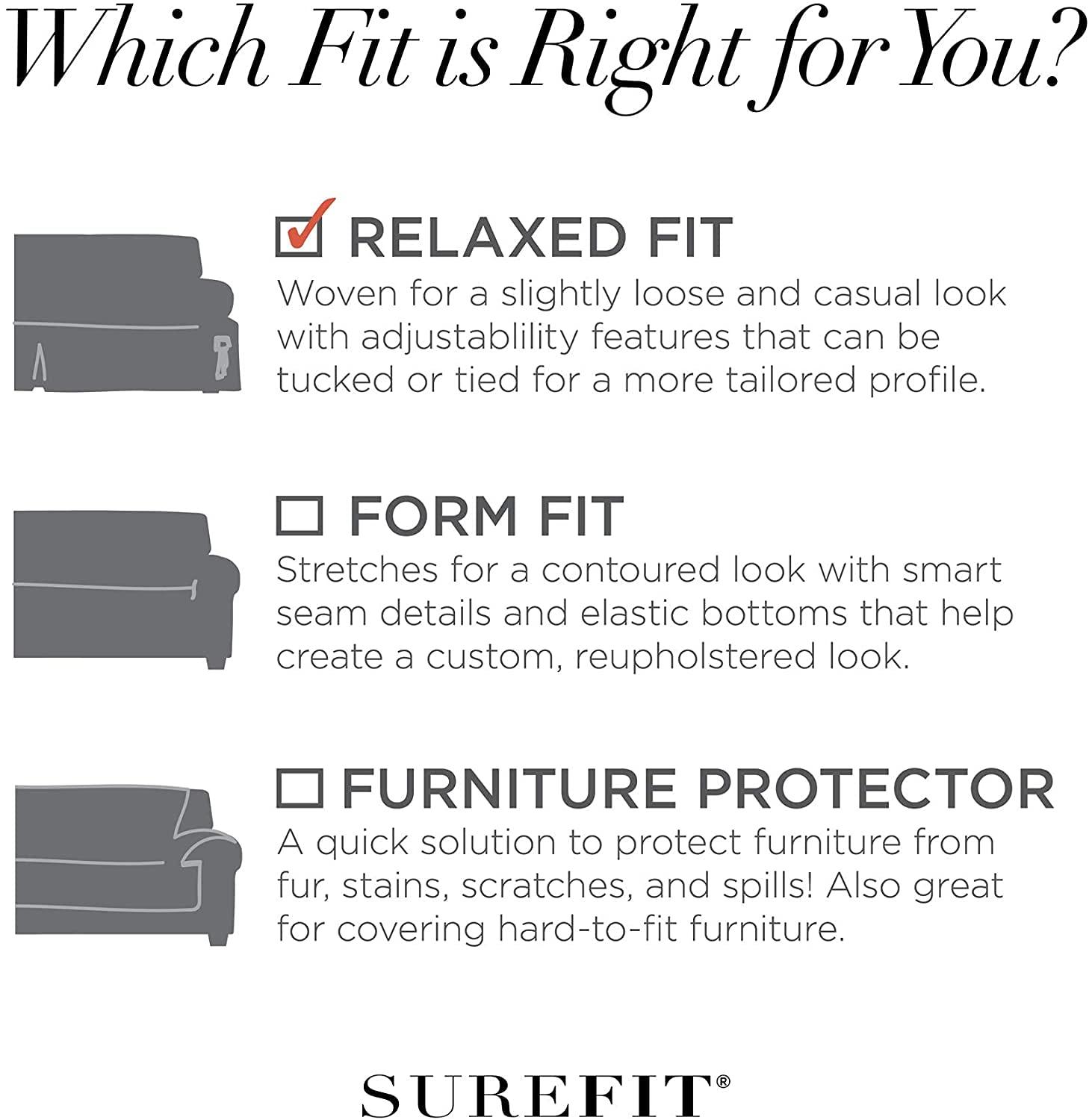 Cotton Box Cushion Dining Chair Slipcover