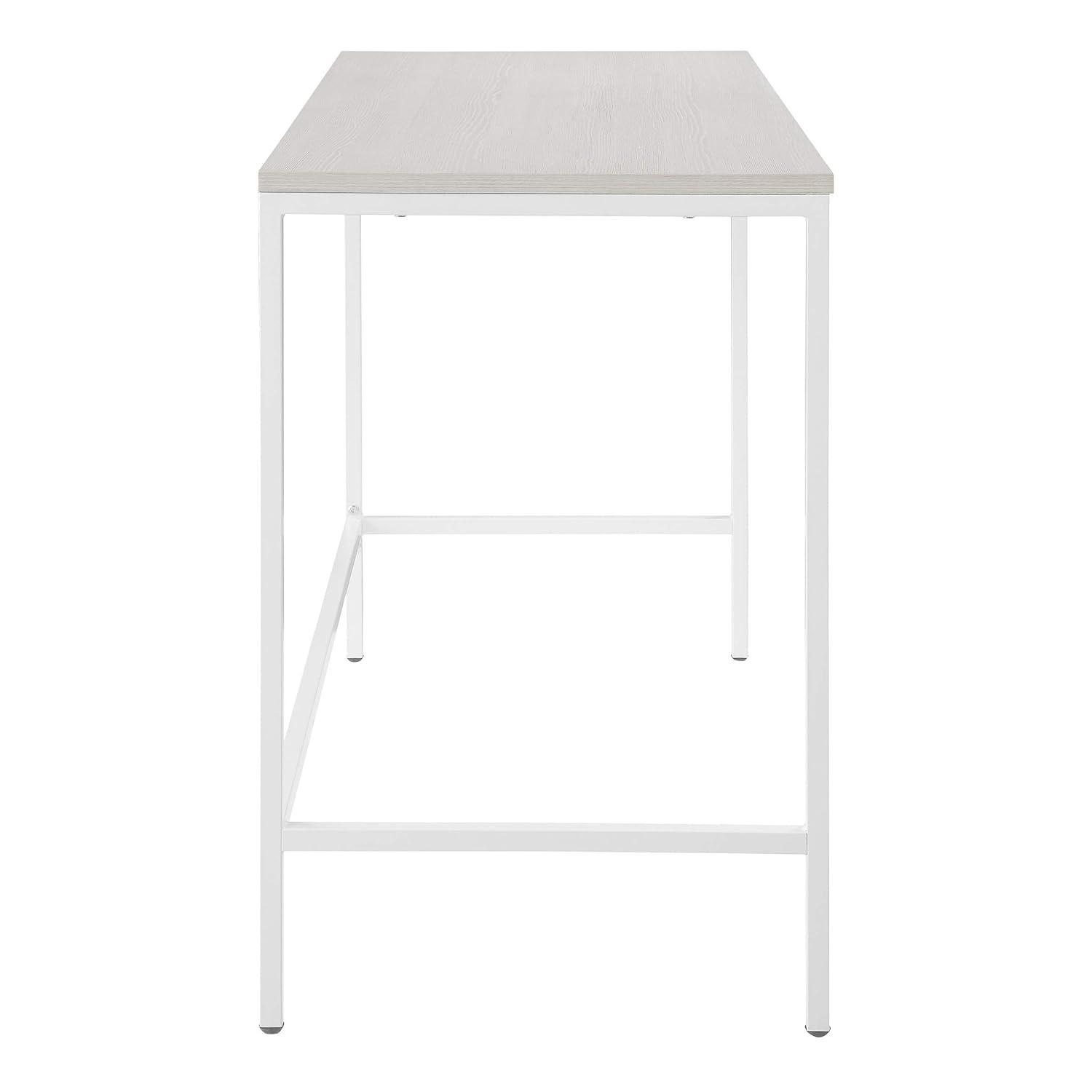 OSP Home Furnishings Contempo 42" Desk in White Oak Finish