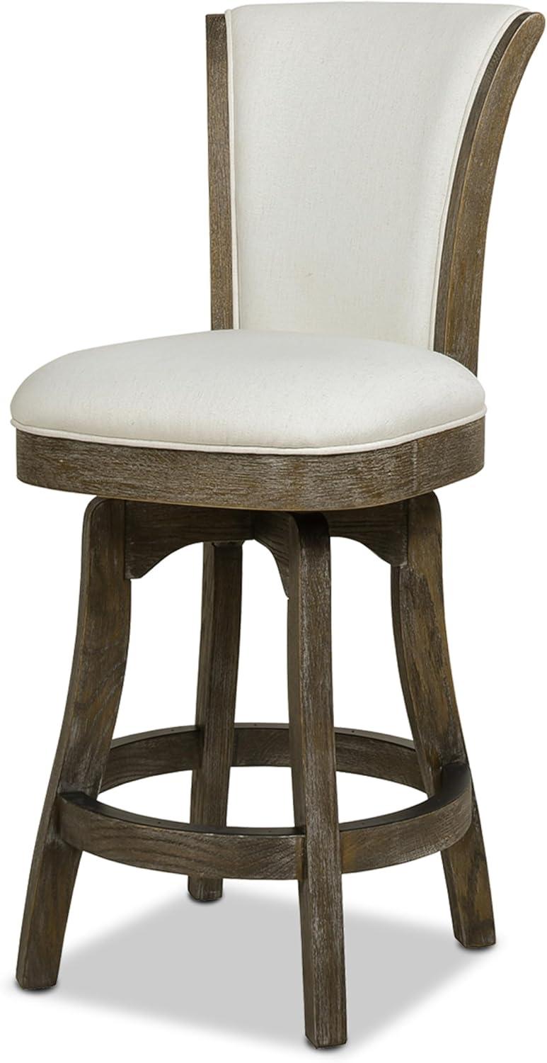 Brainly 27 inches Armless Swivel Counter Height Bar Stool