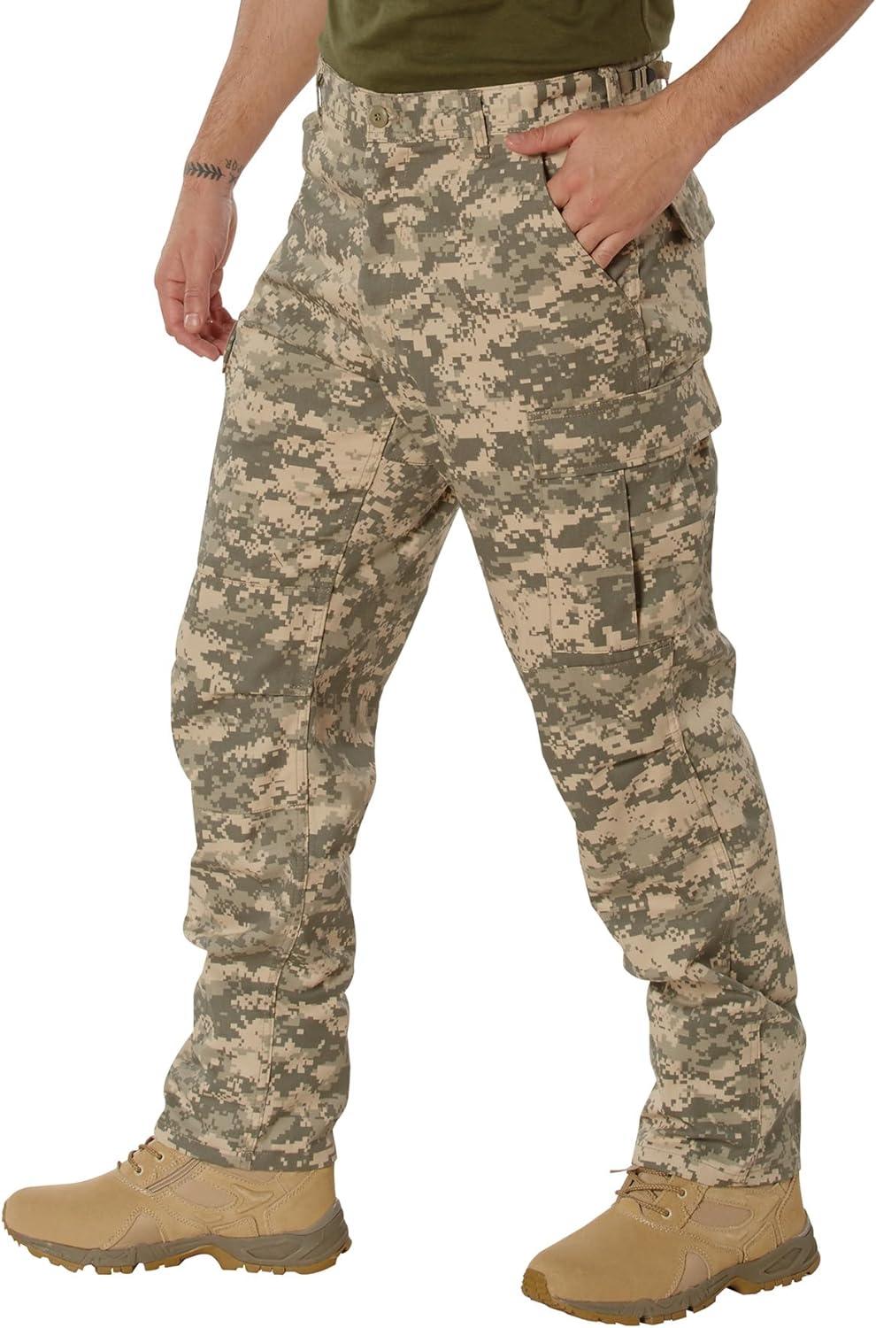 Rothco Camo BDU Pants, ACU Digital Camo, 2X-Large