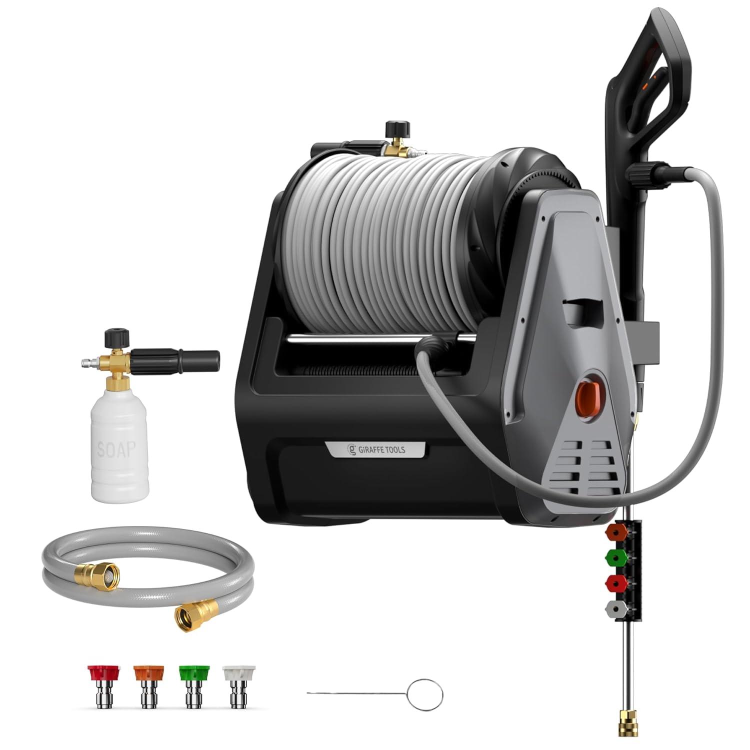Giraffe Tools Grandfalls G30 2900-PSI 2.2-GPM Cold Water Electric Pressure washer with 4 Spray Tips