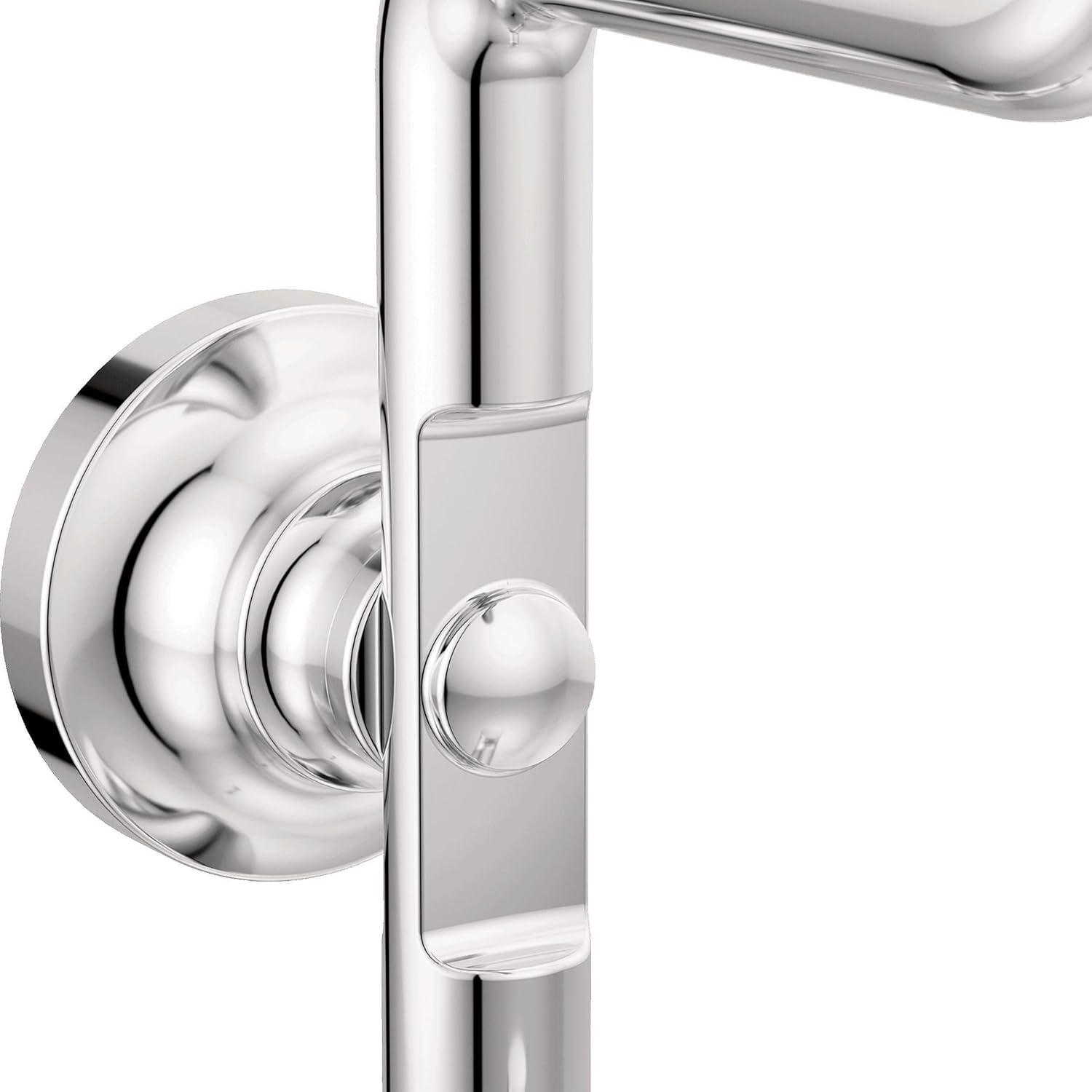 Delta Saylor Wall Mounted Double Towel Hook in Matte Black