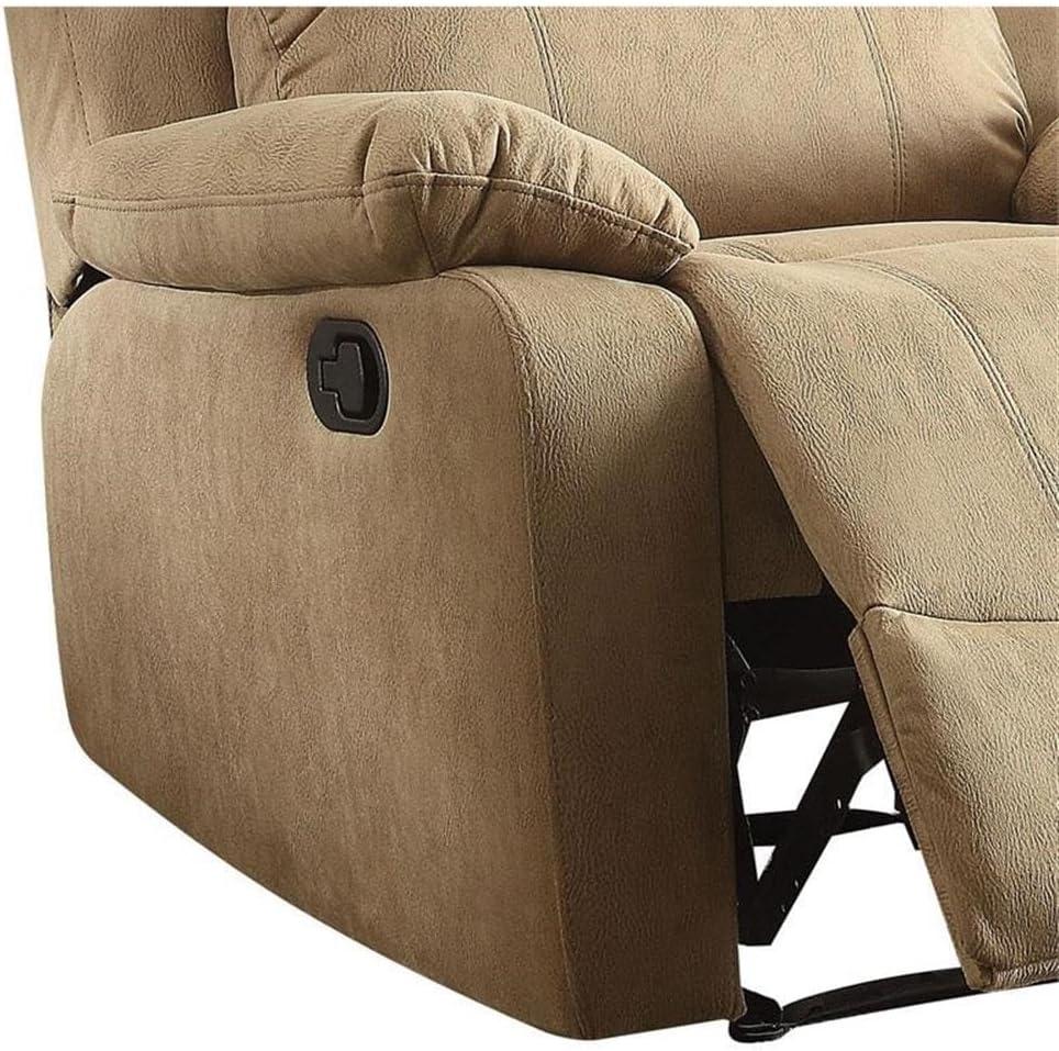 ACME Bina Recliner (Motion) in Light Brown Polished Microfiber 59526