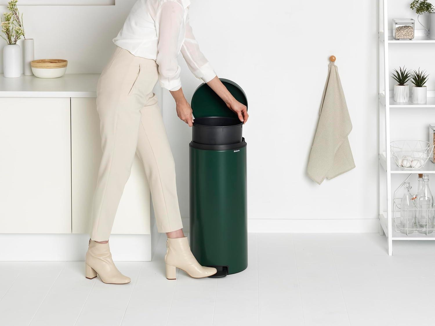 Brabantia NewIcon Step On Trash Can, 8 Gallon (30 Liter)