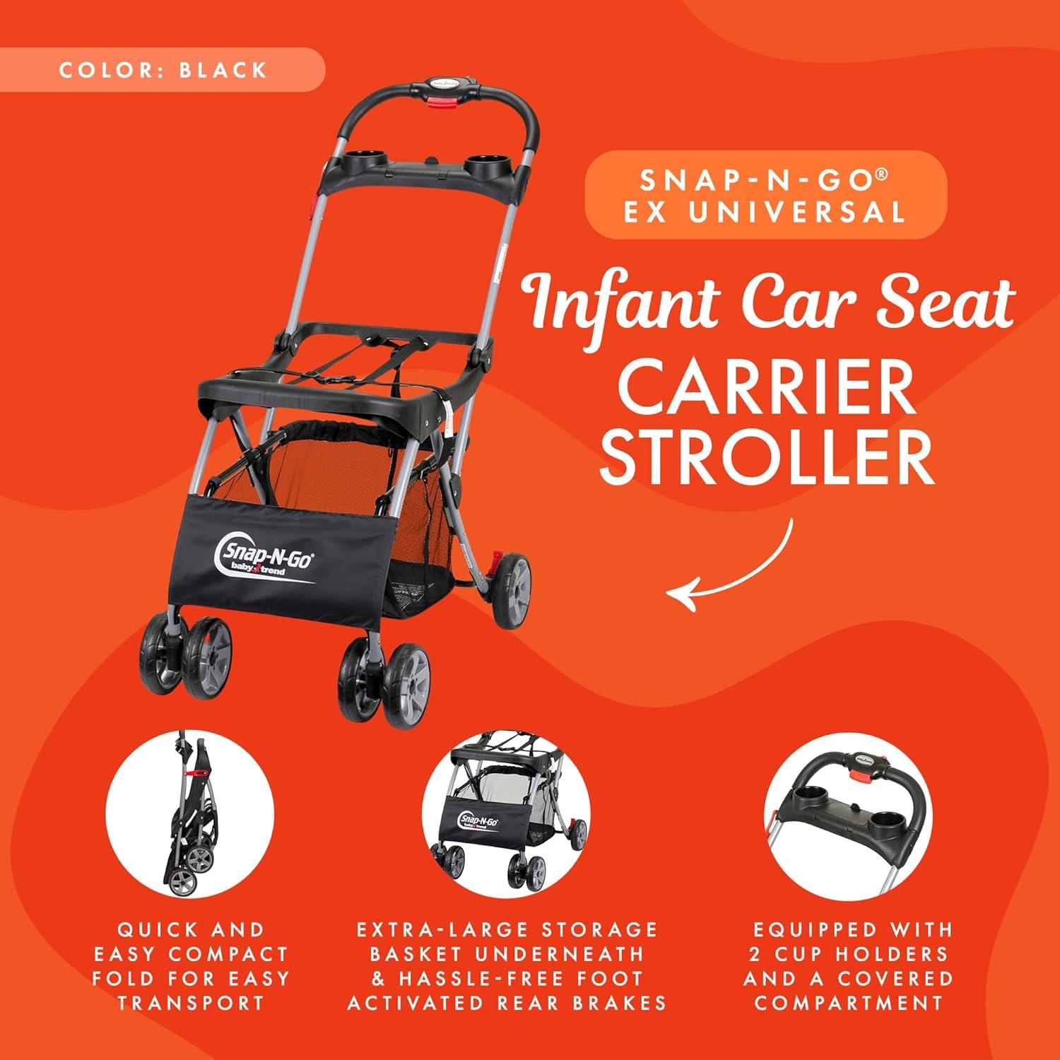 Baby Trend Snap-N-Go EX Universal Infant Car Seat Carrier