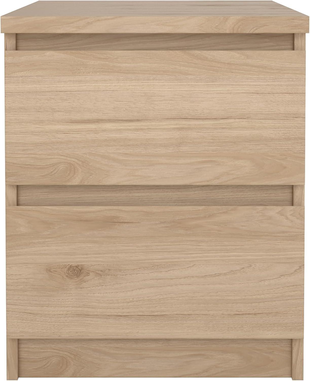 Tvilum, Scottsdale 2 Drawer Nightstand, Jackson Hickory
