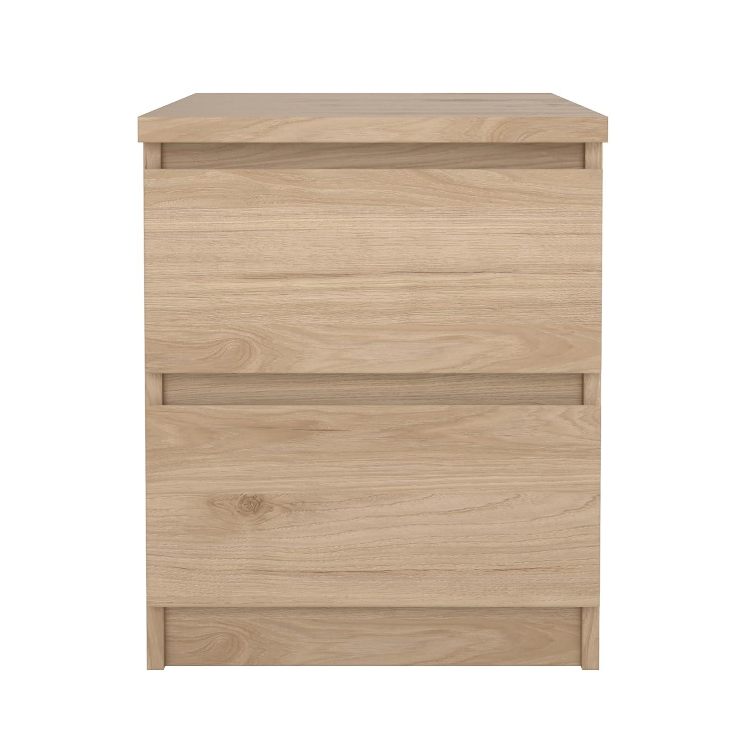 Tvilum, Scottsdale 2 Drawer Nightstand, Jackson Hickory