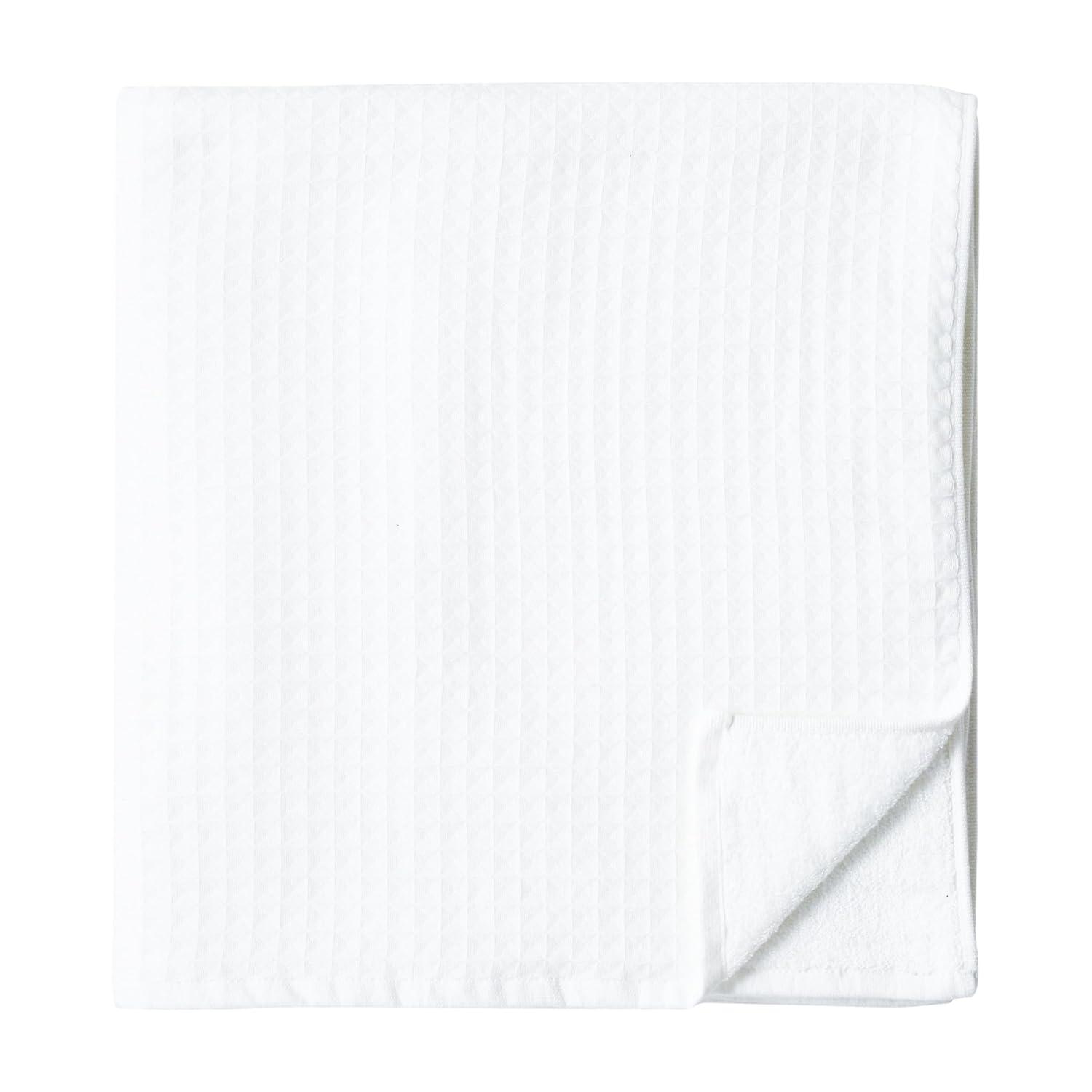 Waffle Twist 100% Cotton Bath Towel