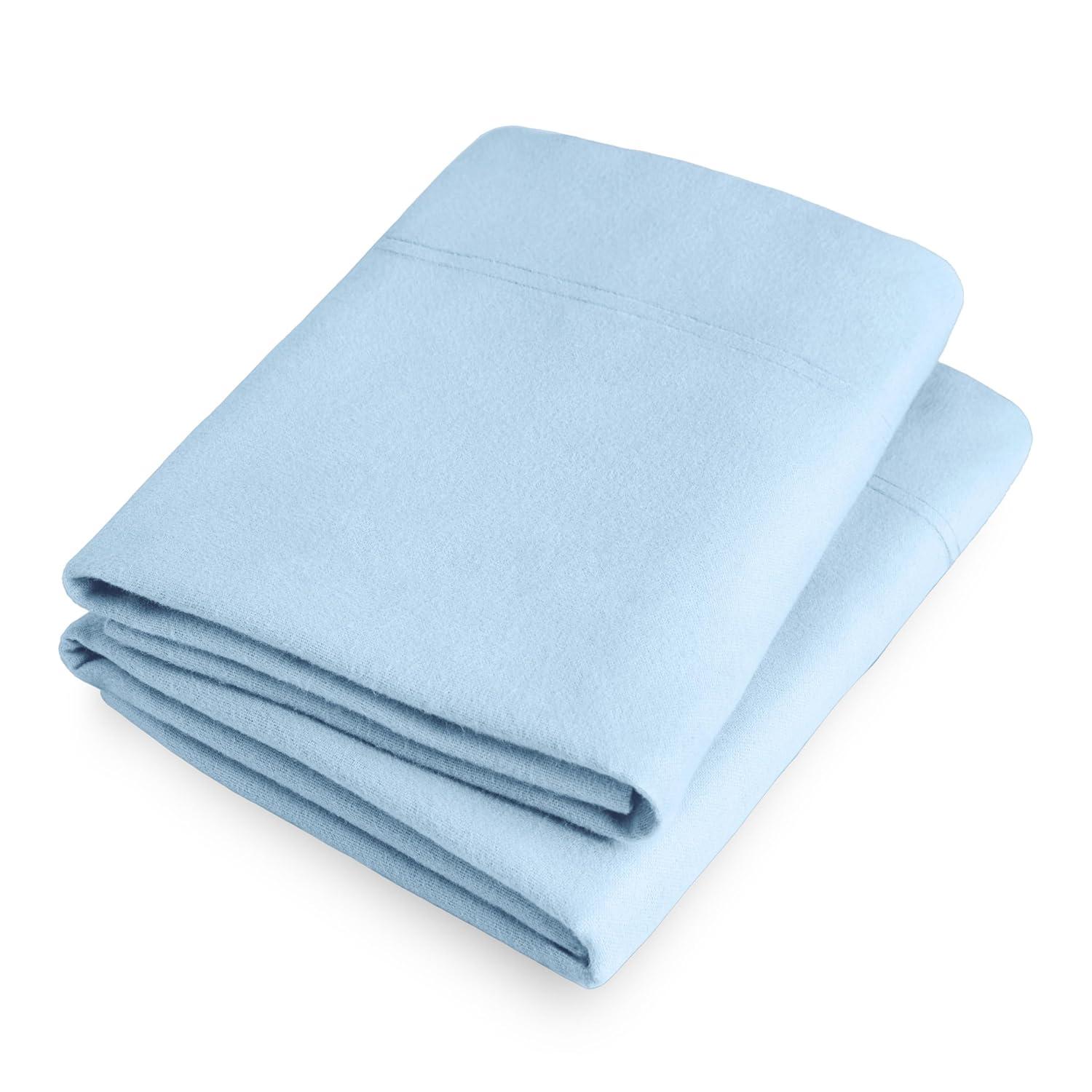 Bare Home 100% Cotton Flannel Pillowcase (Set of 2)