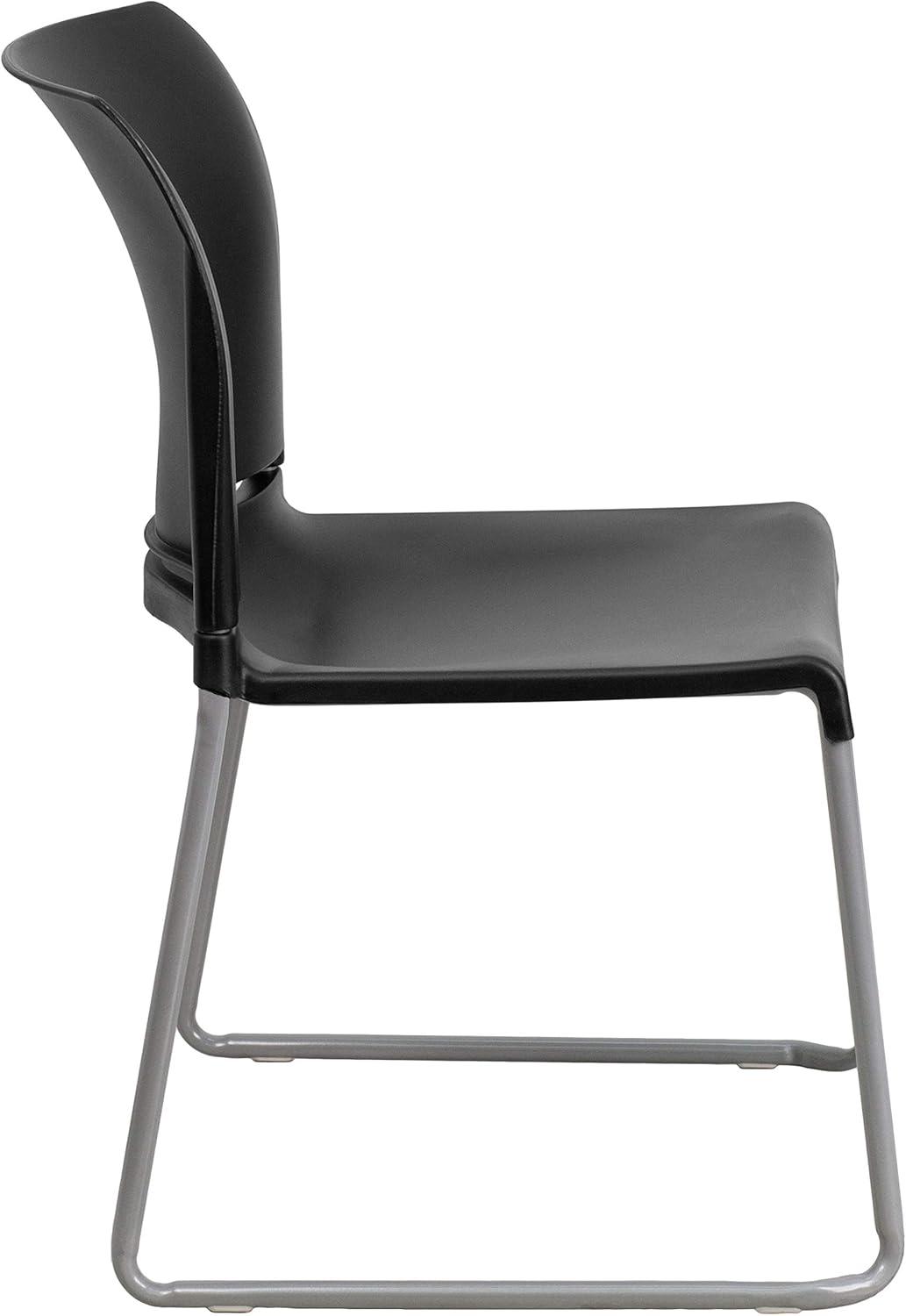 Brielle Contoured Sled Base Stackable Waiting Room Chairs