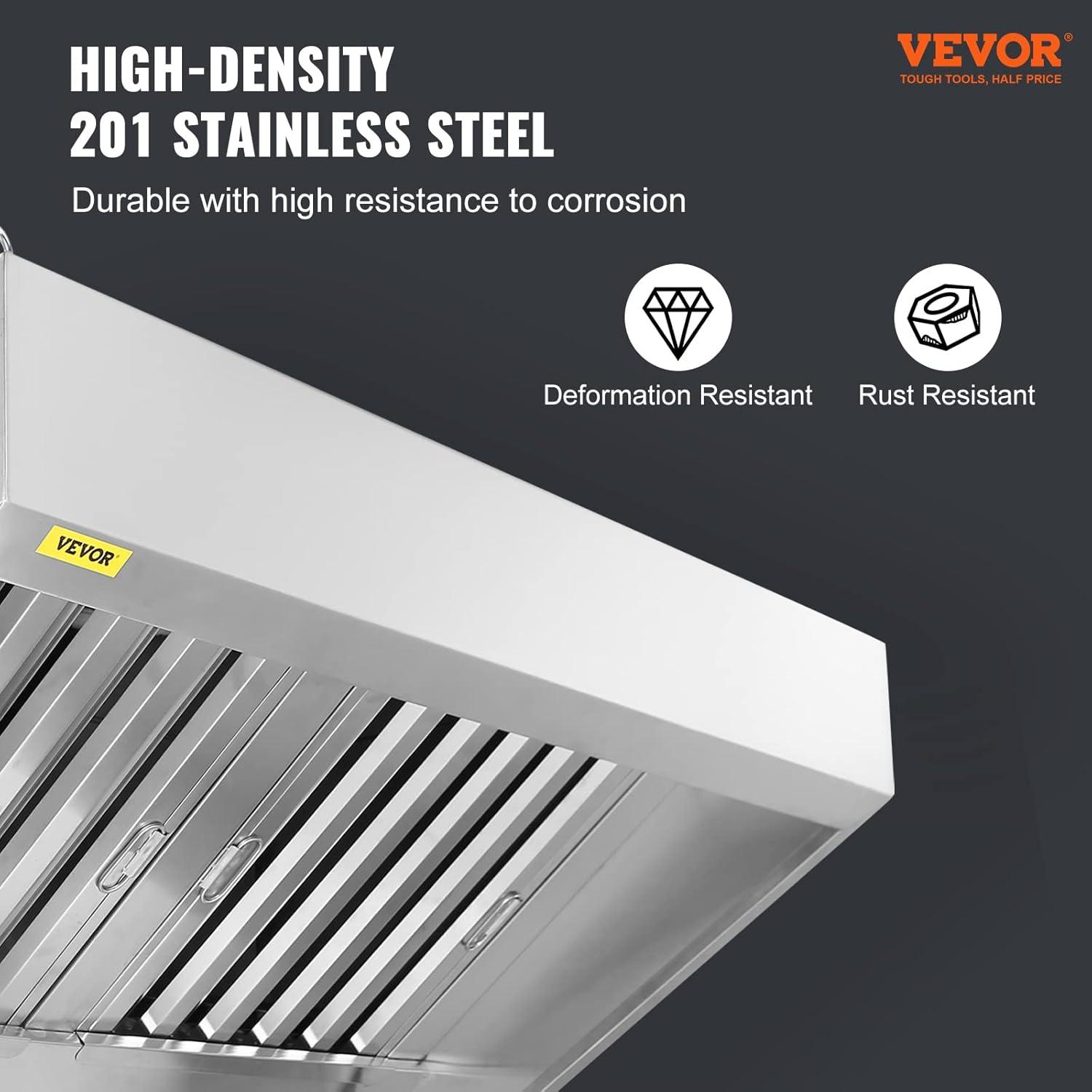 VEVOR Stainless Steel Ducted (Vented) Range Hood
