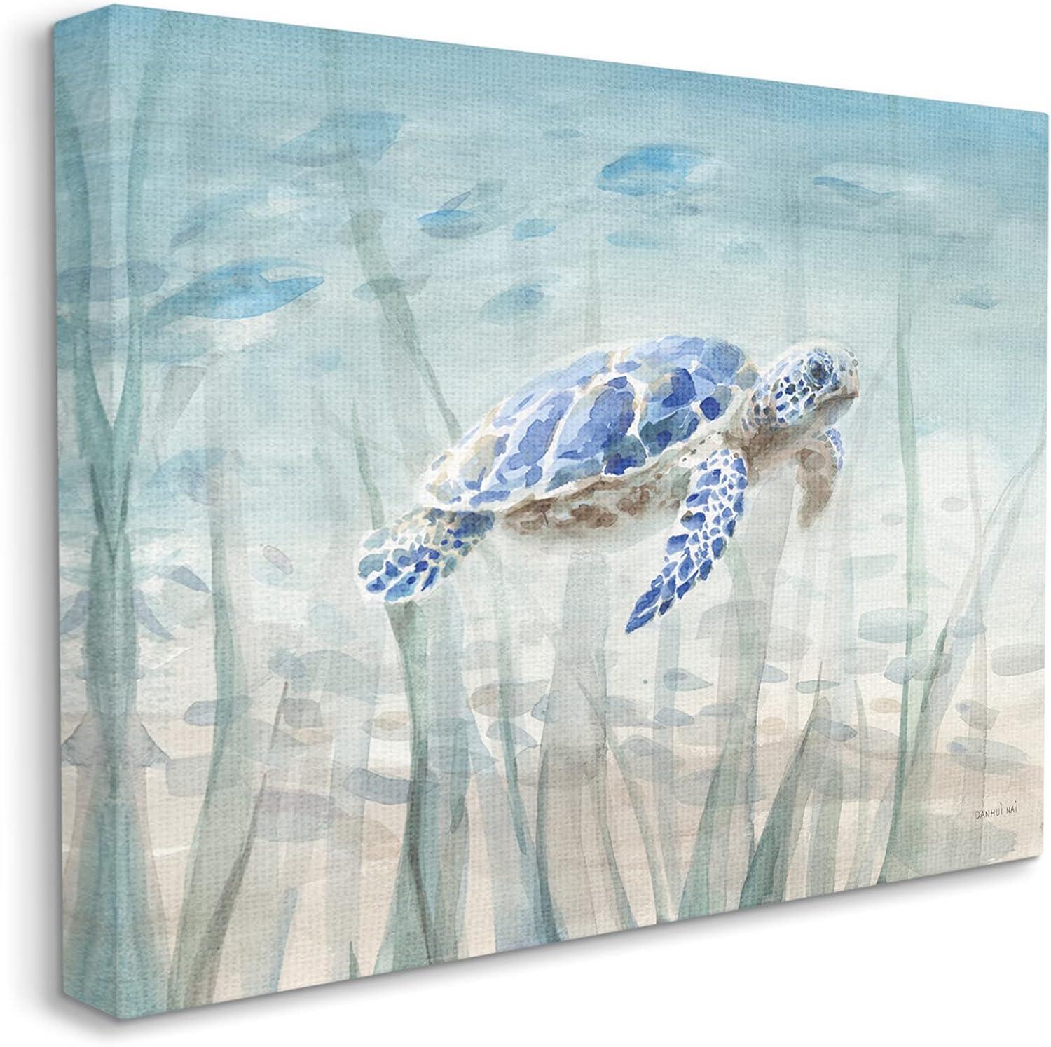 " Baby Sea Turtle Blue Speckled Aquatic Animal Ocean "