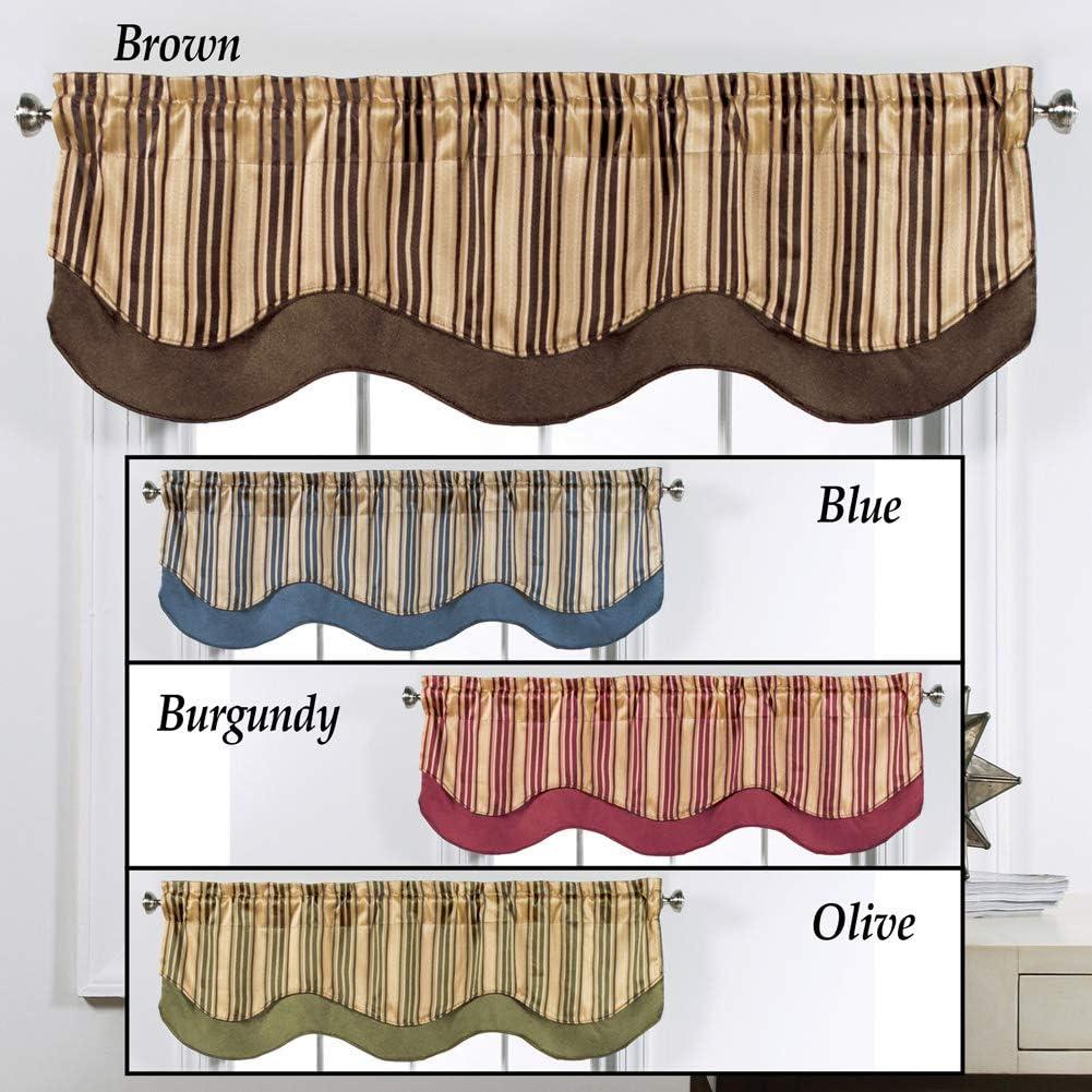 Windsor Jacquard Layered Valance