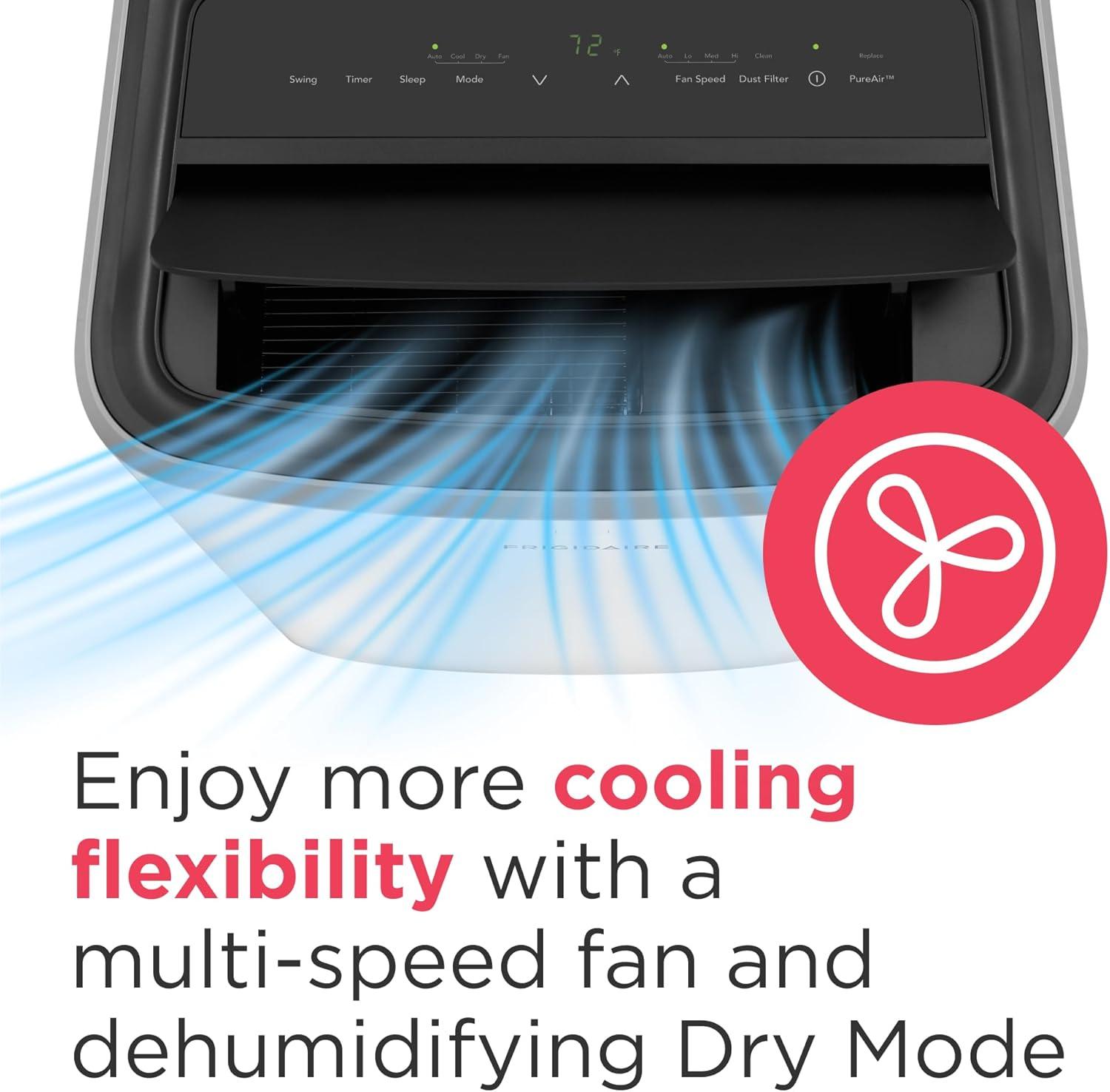 Frigidaire 3-in-1 Portable Room Air Conditioner 10,000 BTU (ASHRAE) / 6,500 BTU (DOE)