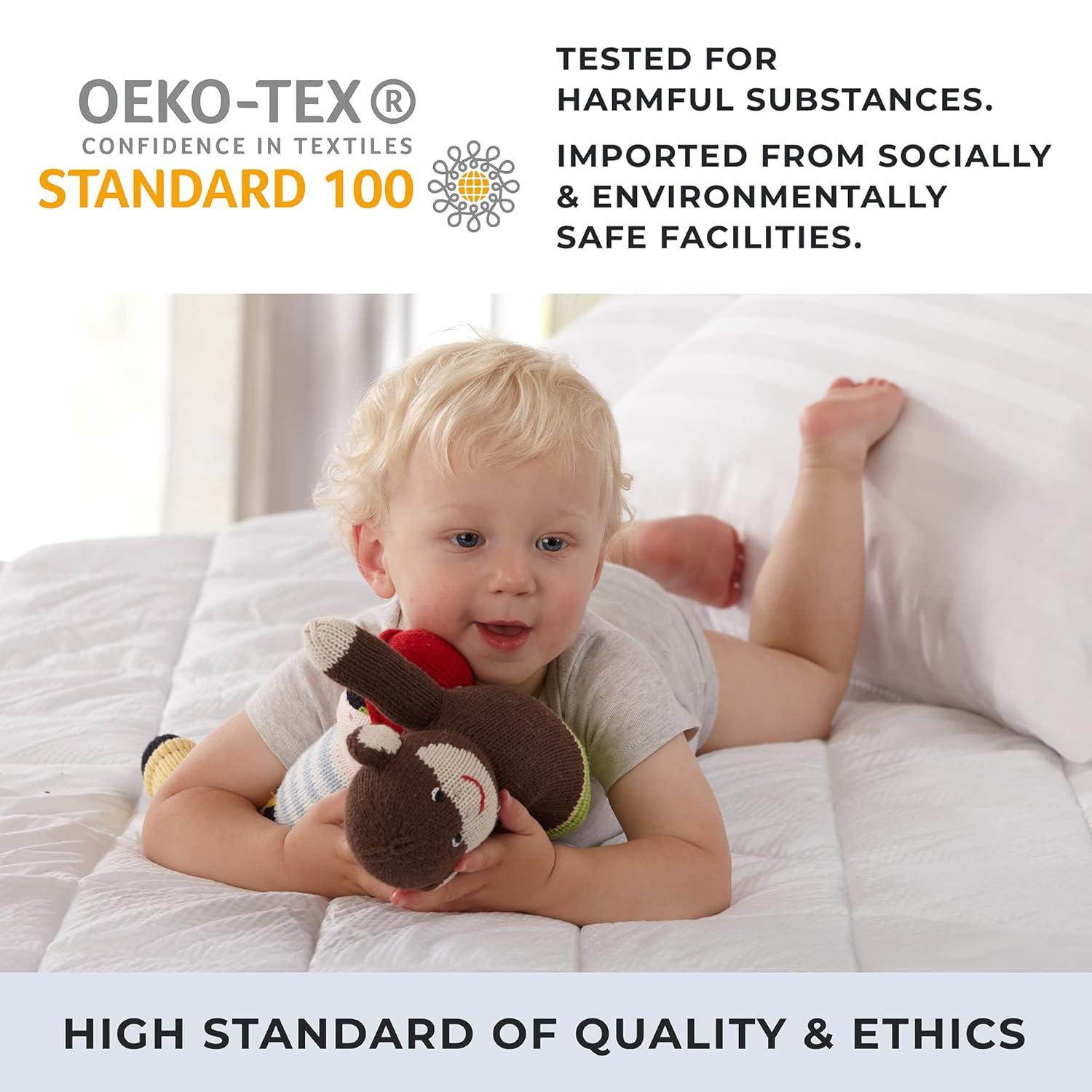 Alwyn Home 2" Down Alternative Box-Stitched Mattress Topper