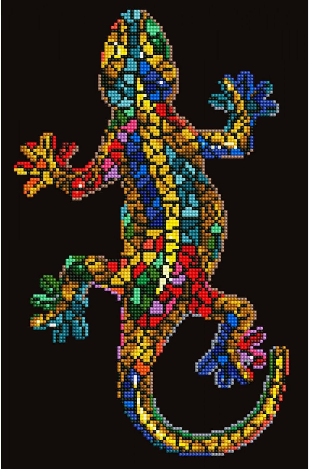 Diamond Dotz Gekko Paua Diamond Painting Kits for Adults - Diamond Art Kits a Relaxing Creative Craft Kit with Dotz Gems 16x11