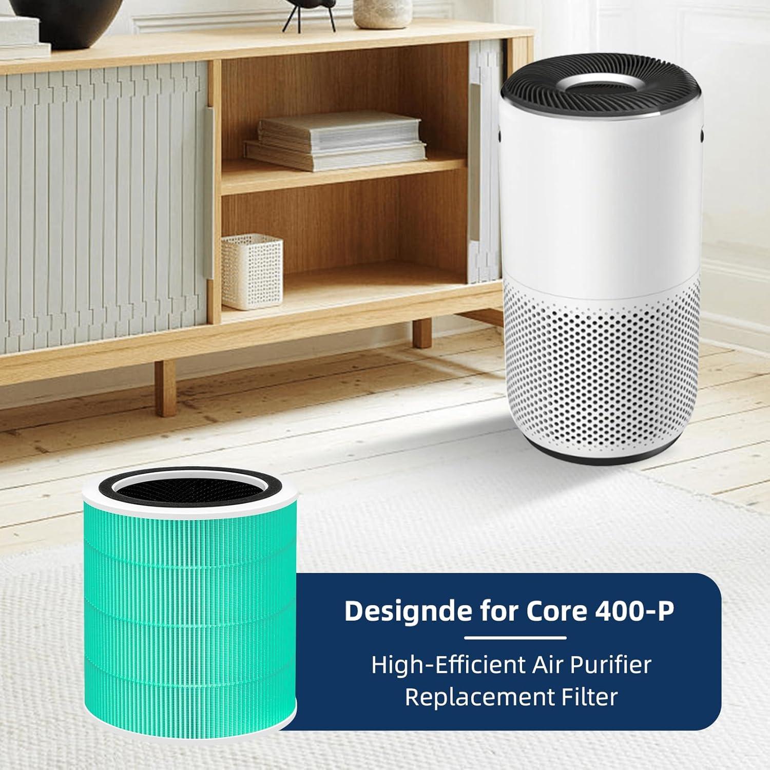 Levoit PlasmaPro 400S Replacement Filter: True HEPA, Captures Odors, Mold, Dust, Pet Dander, Compatible with Levoit Air Purifiers