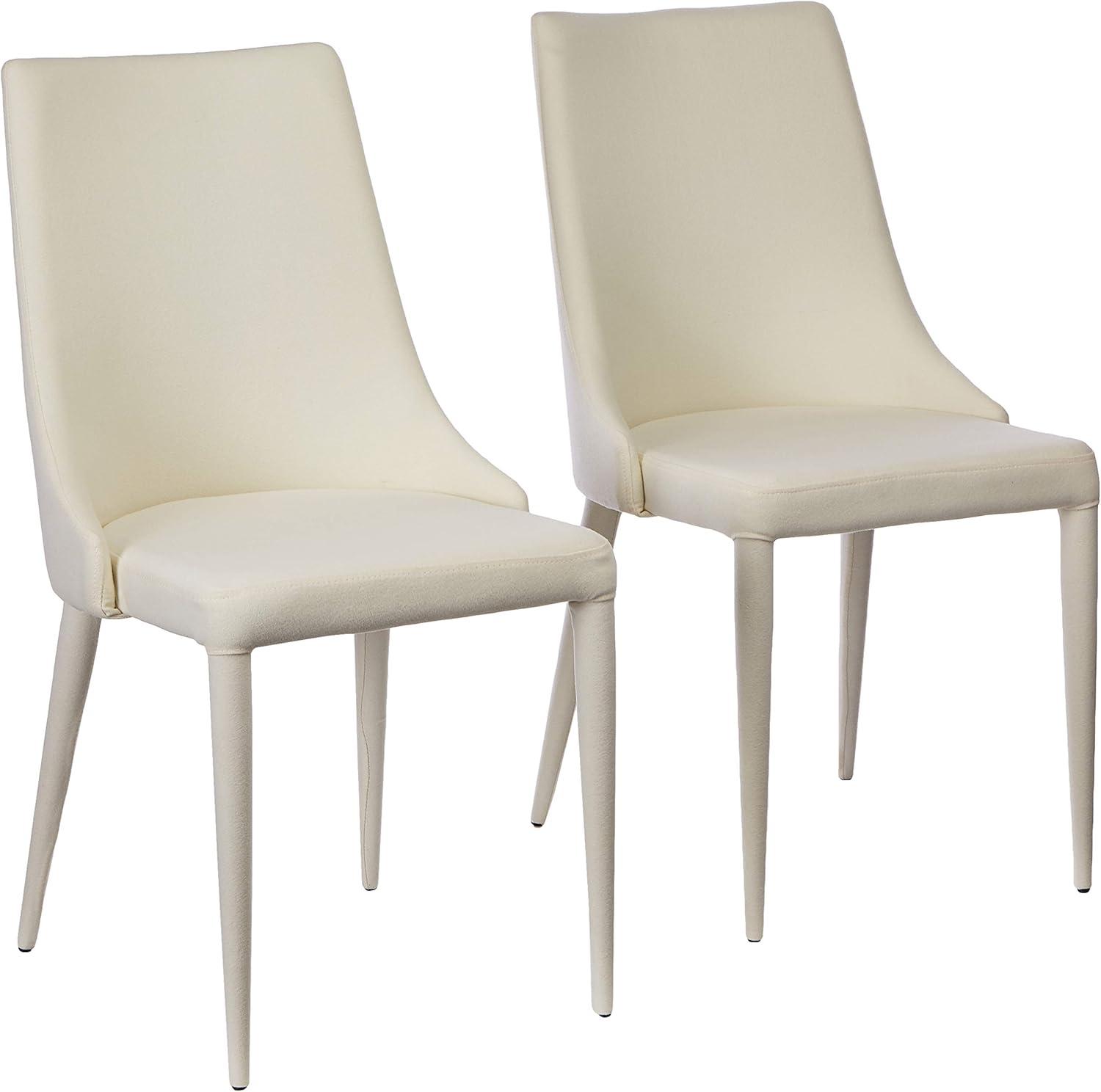 Summerset 19" H Leather Side Chair (Set of 2) - FOX2014 - Grey - Safavieh Couture